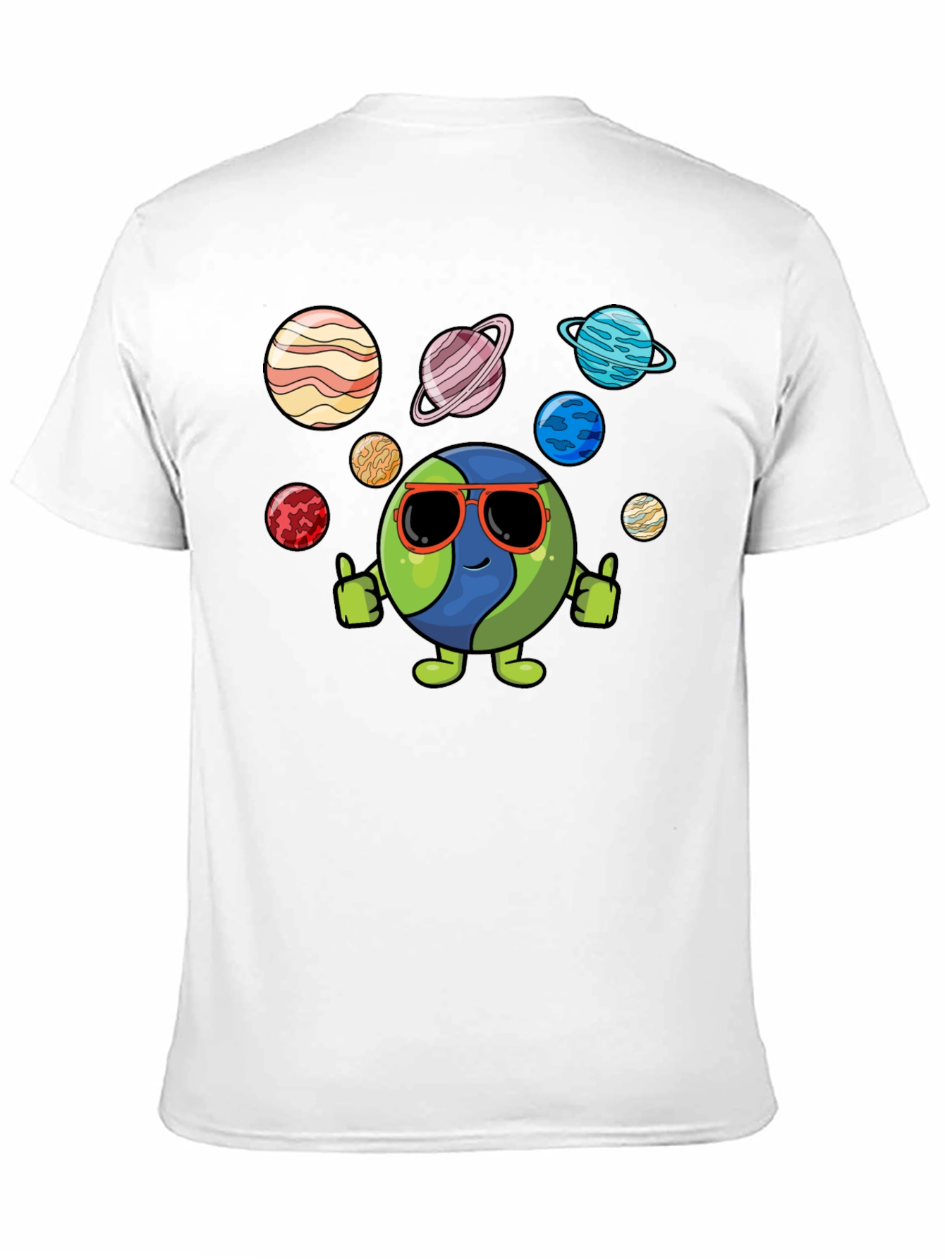 Cool Earth & Planets Graphic T-Shirt
