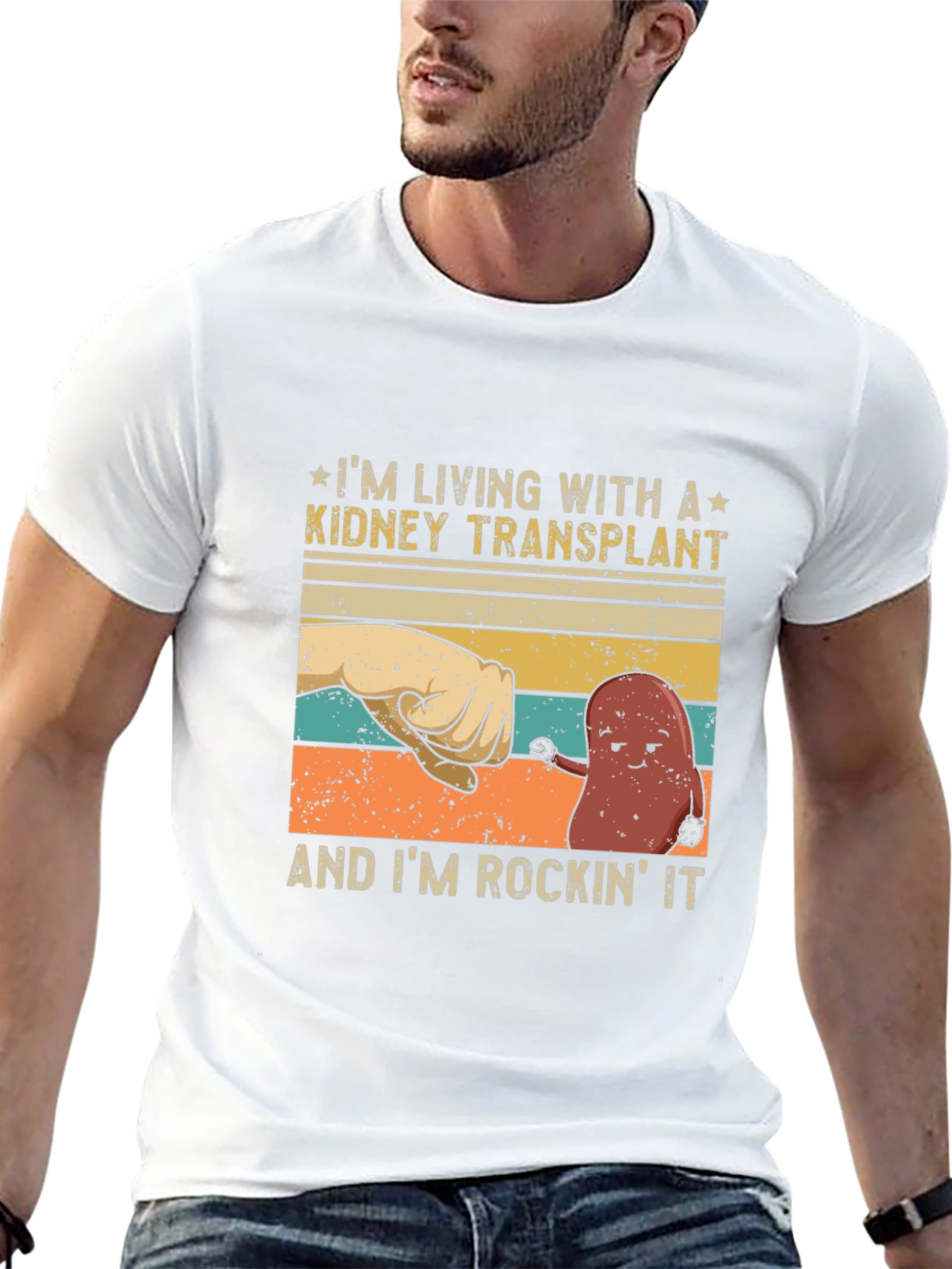 Kidney Transplant Awareness Graphic T-Shirt
