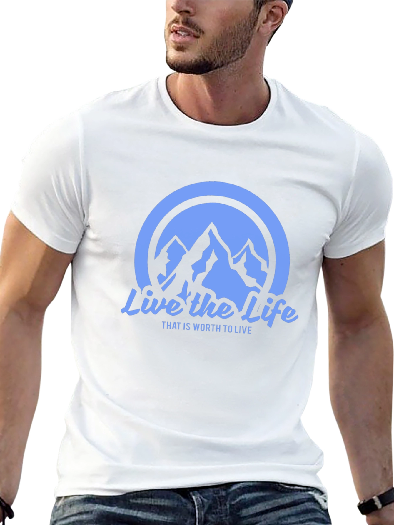Live the Life Mountain Graphic T-Shirt