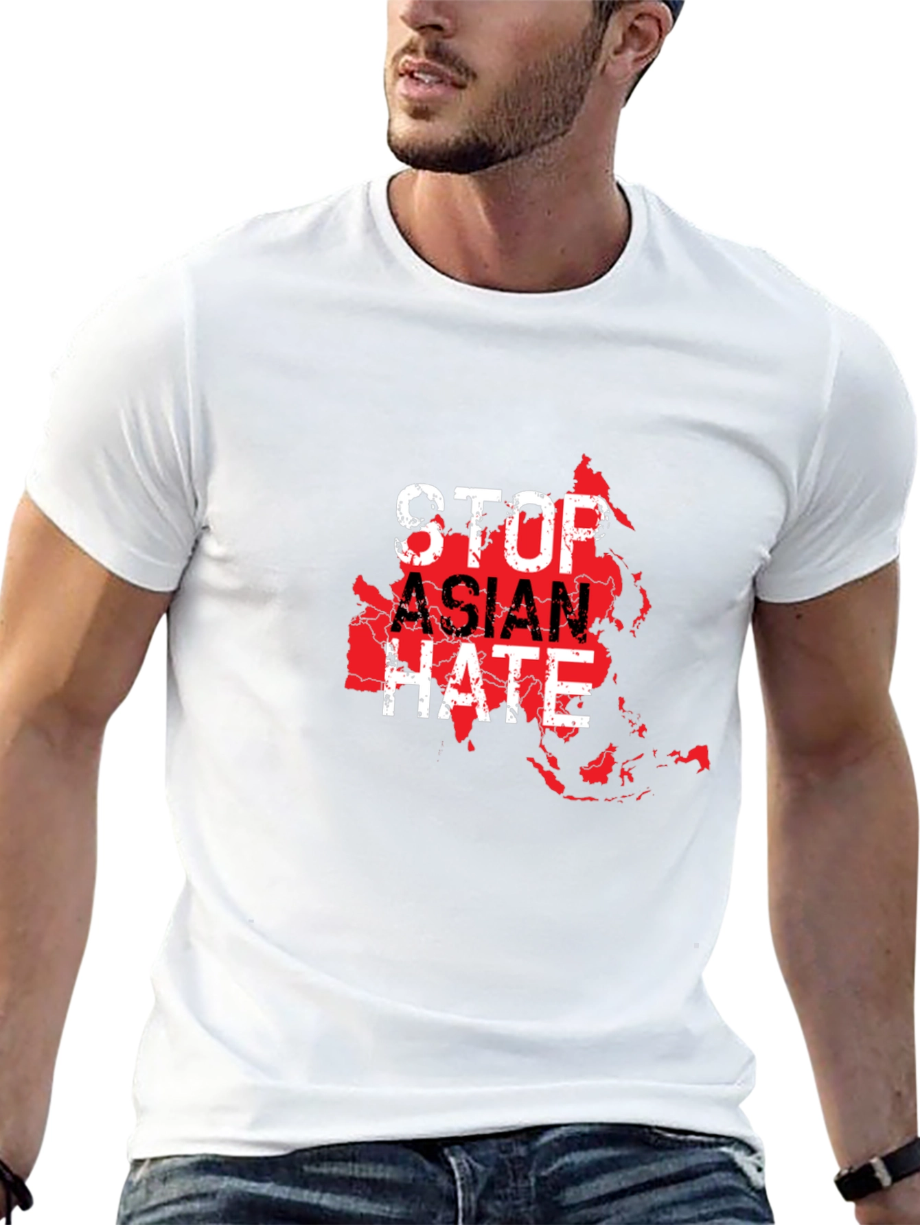 Stop Asian Hate Graphic T-Shirt