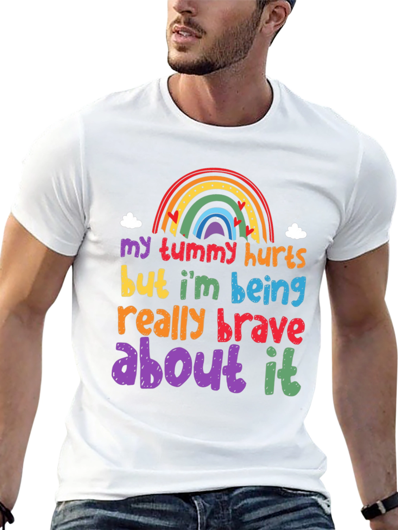 Brave Tummy Hurts Graphic Tee