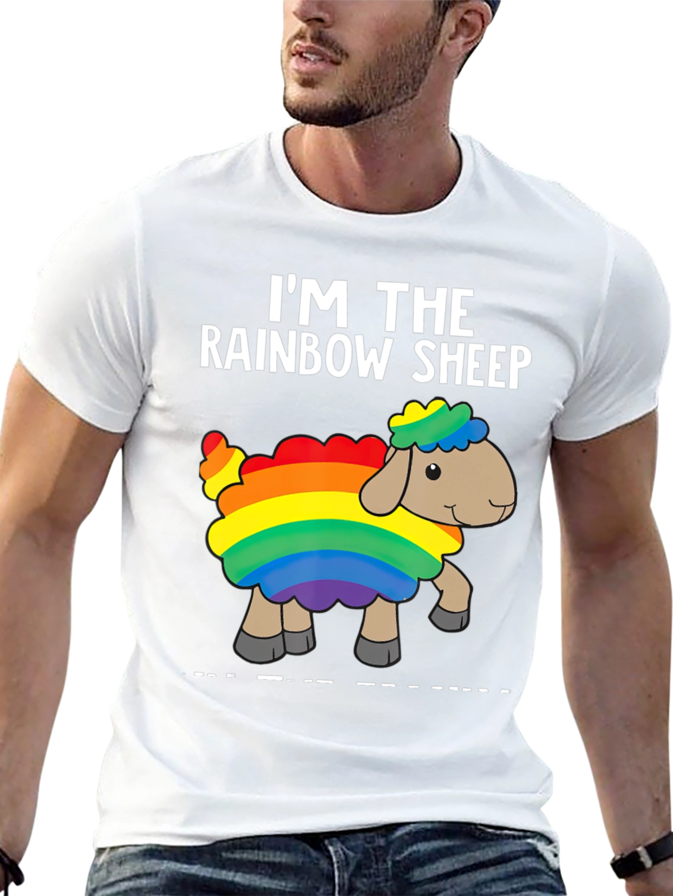 Rainbow Sheep T-Shirt - Pride Apparel