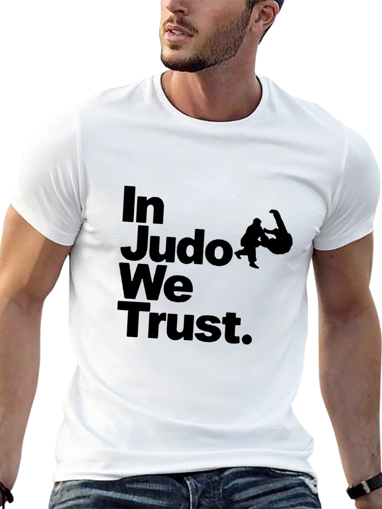 In Judo We Trust Black T-Shirt