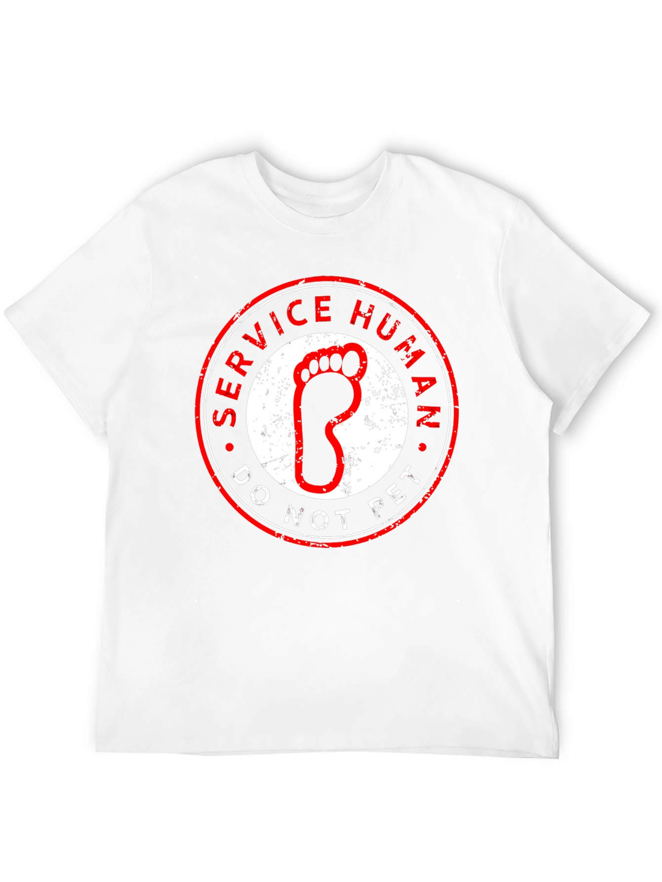 Service Human - Do Not Pet Funny T-Shirt
