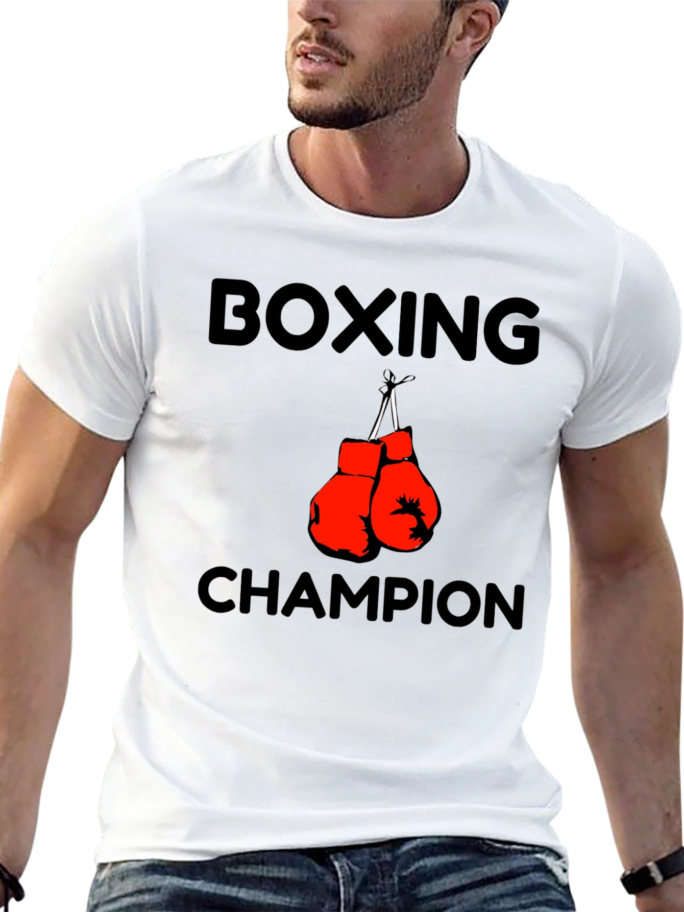 Boxing Champion Graphic T-Shirt