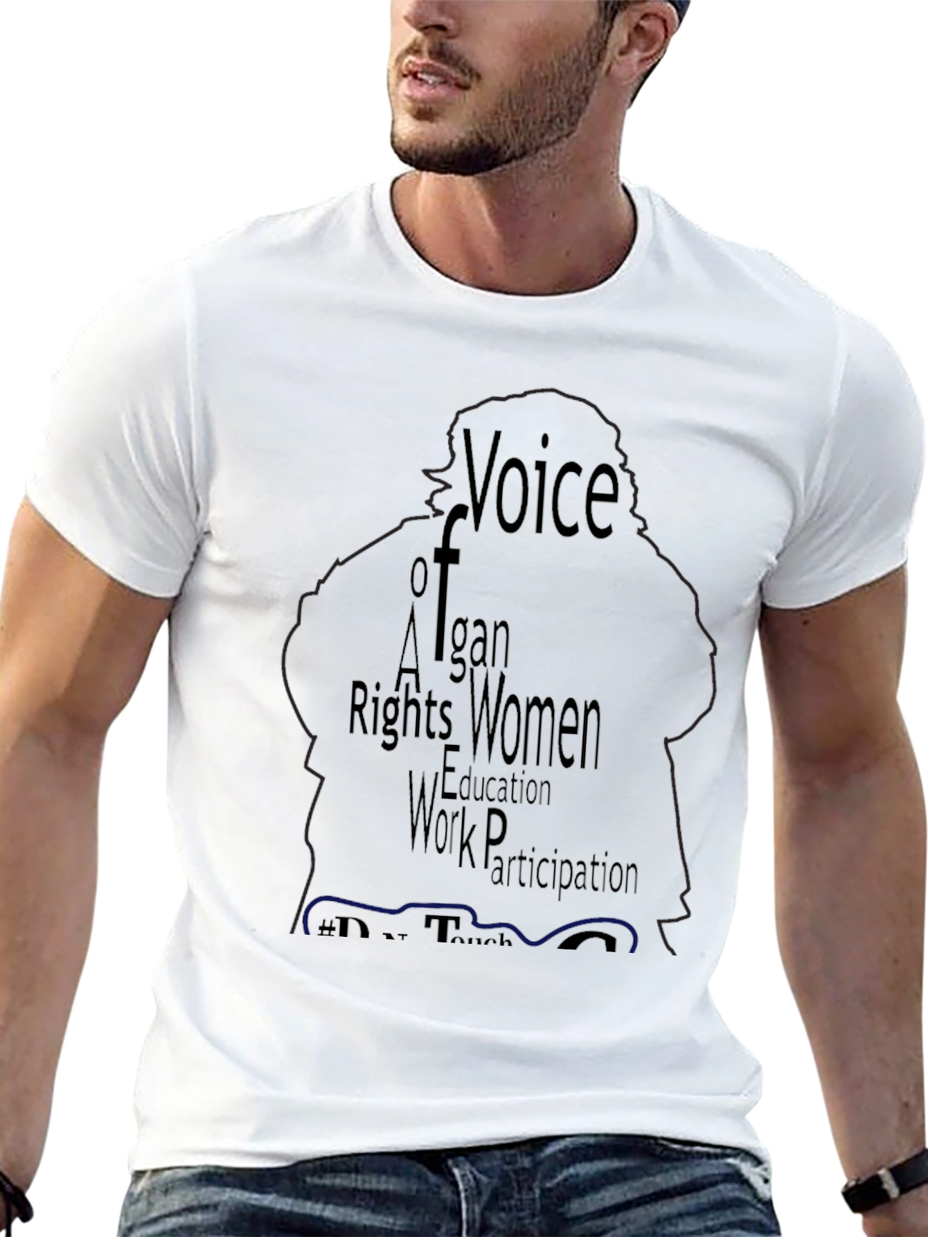 Voice of Afghan Women Black T-Shirt