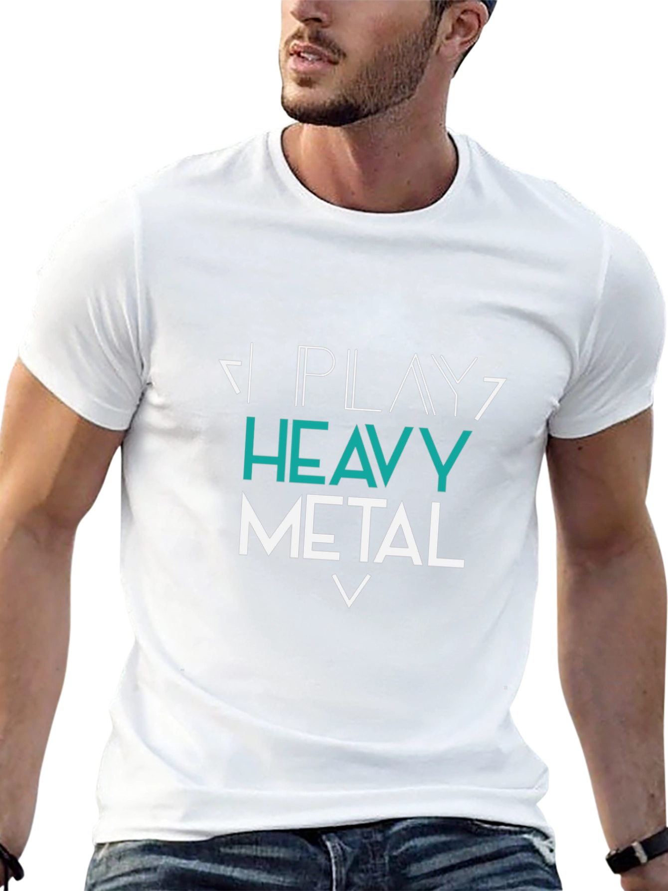 I Play Heavy Metal Graphic T-Shirt