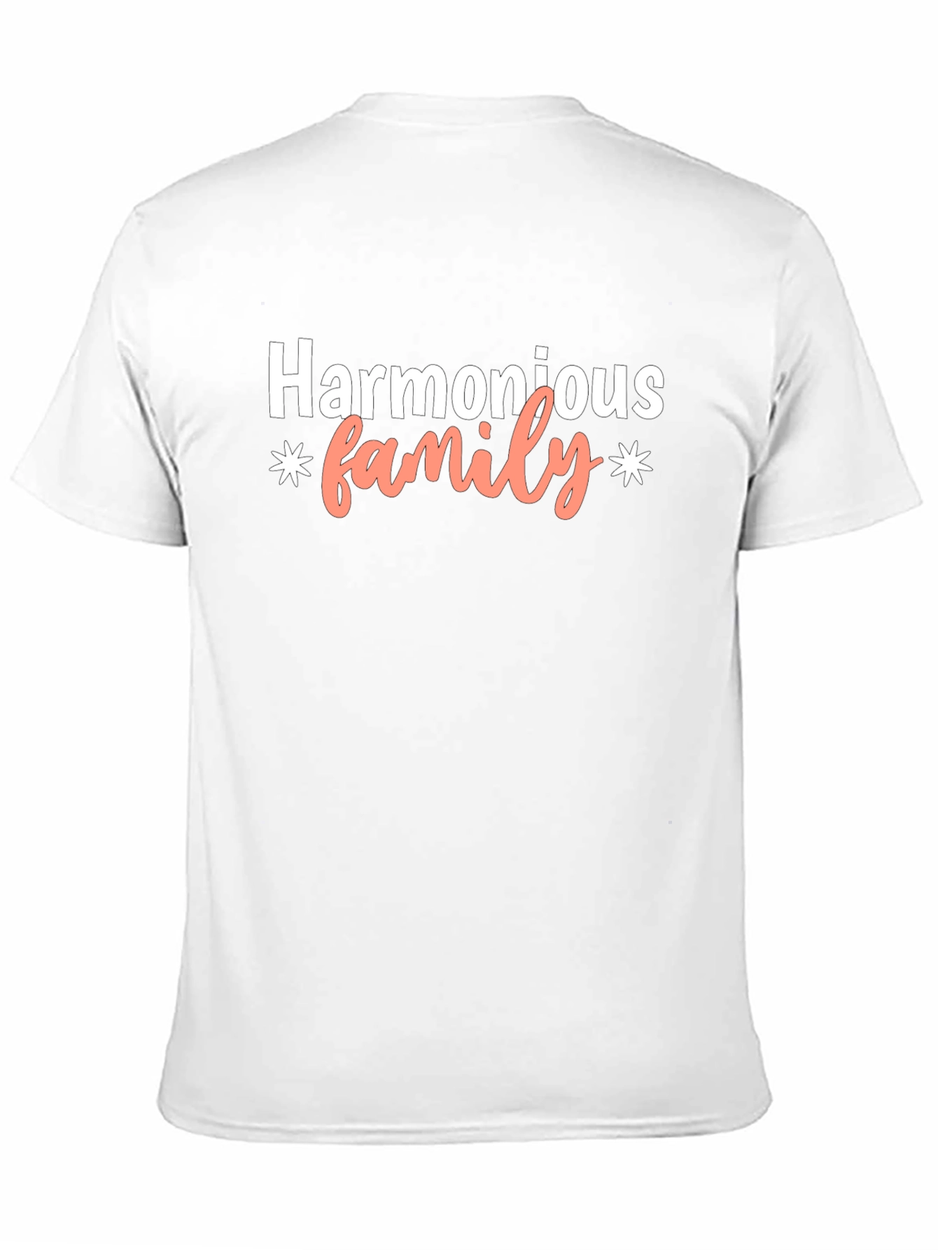 Harmonious Family Graphic Tee - Black Cotton T-Shirt