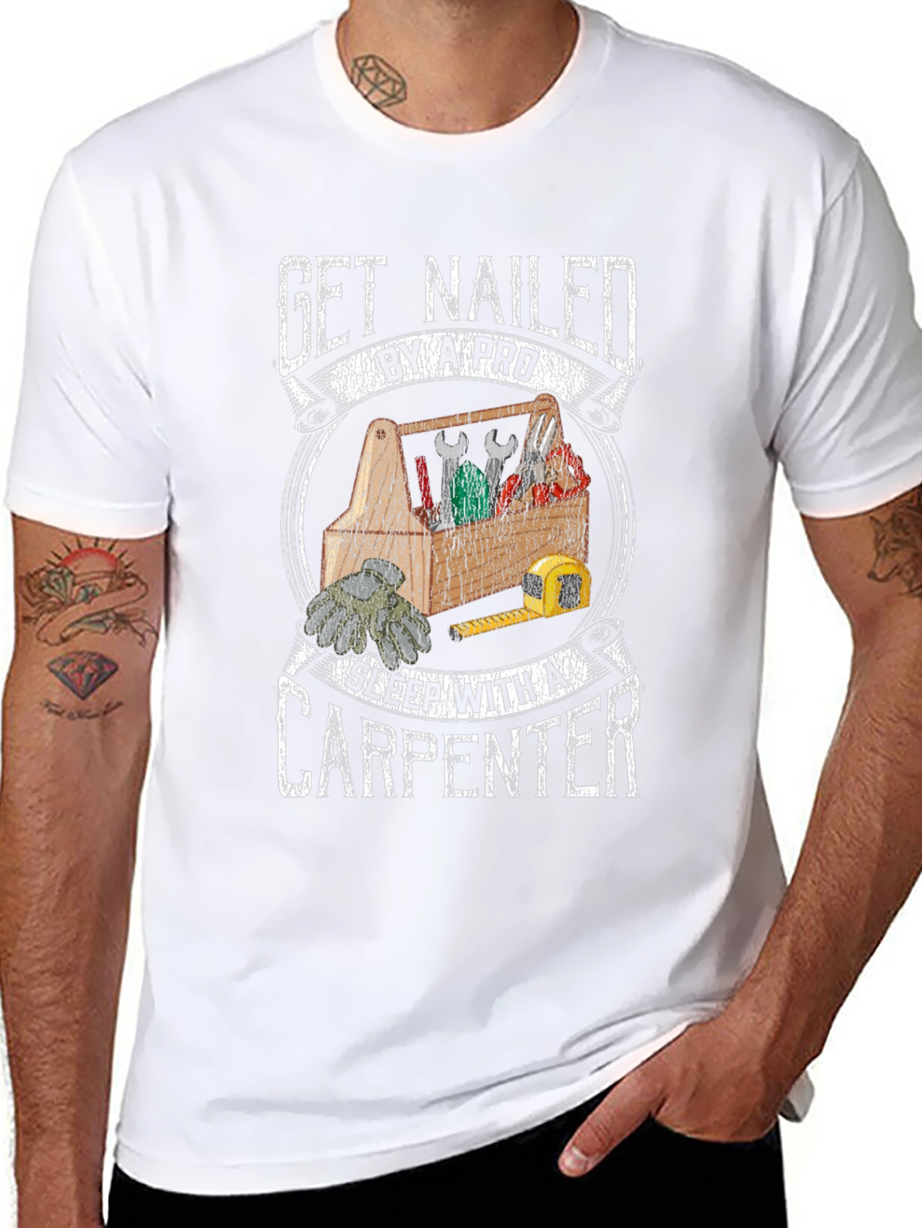 Get Nailed By A Pro Carpenter Graphic Tee