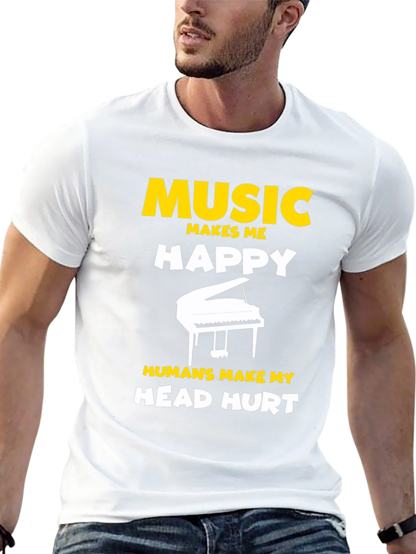 Music Makes Me Happy T-Shirt
