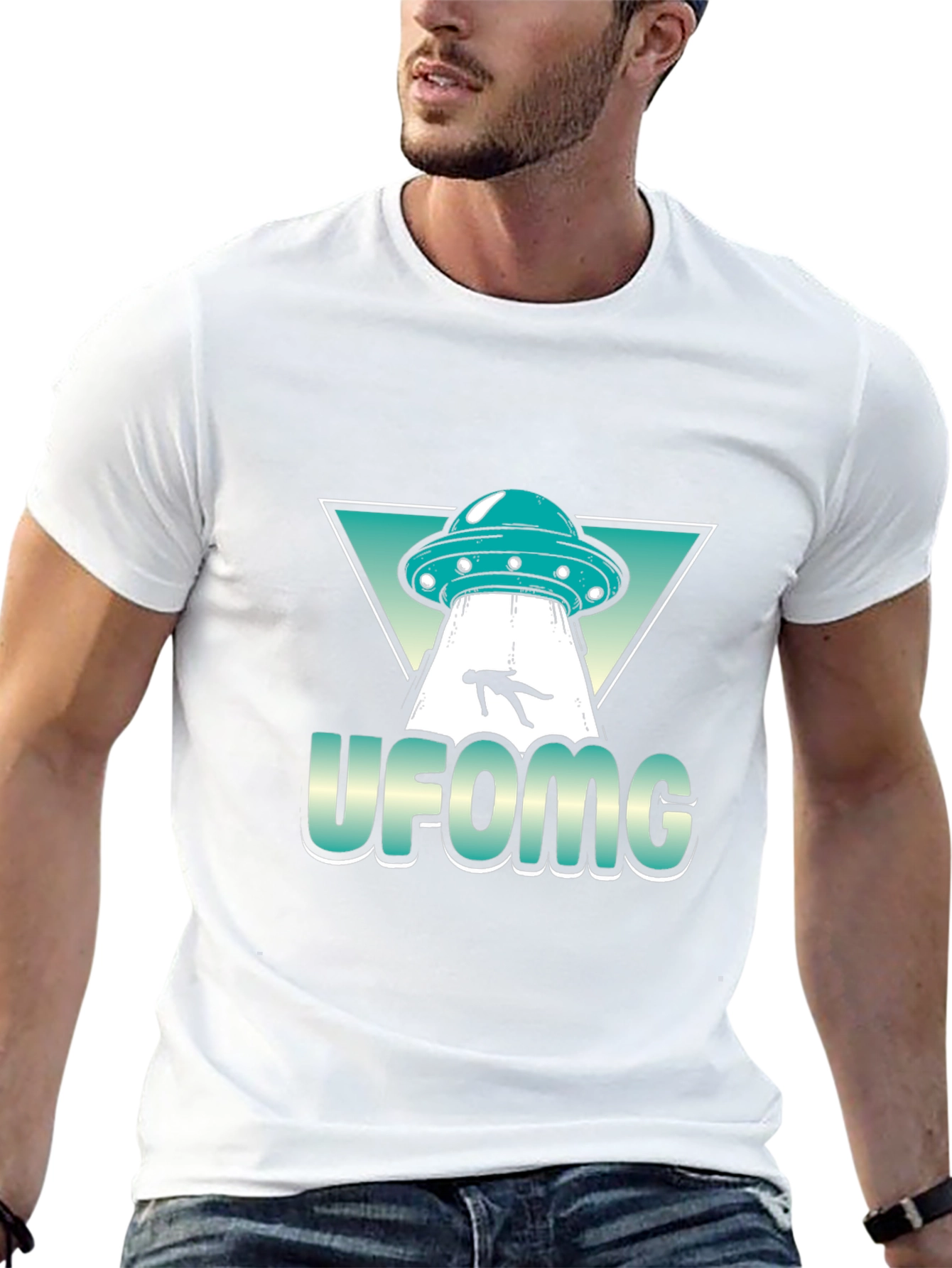 UFO Abduction Graphic Tee