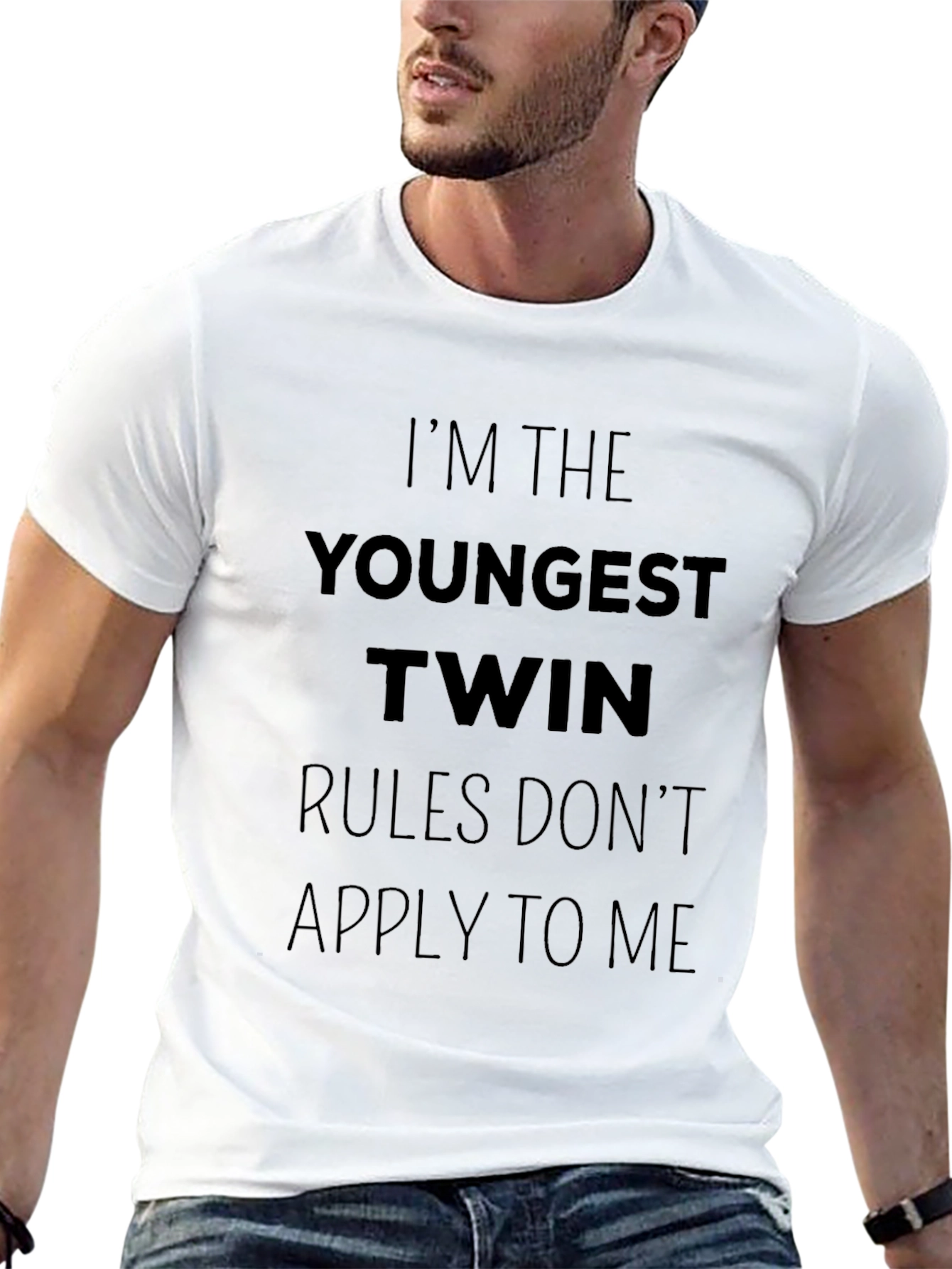 Youngest Twin Rules Dont Apply T-Shirt