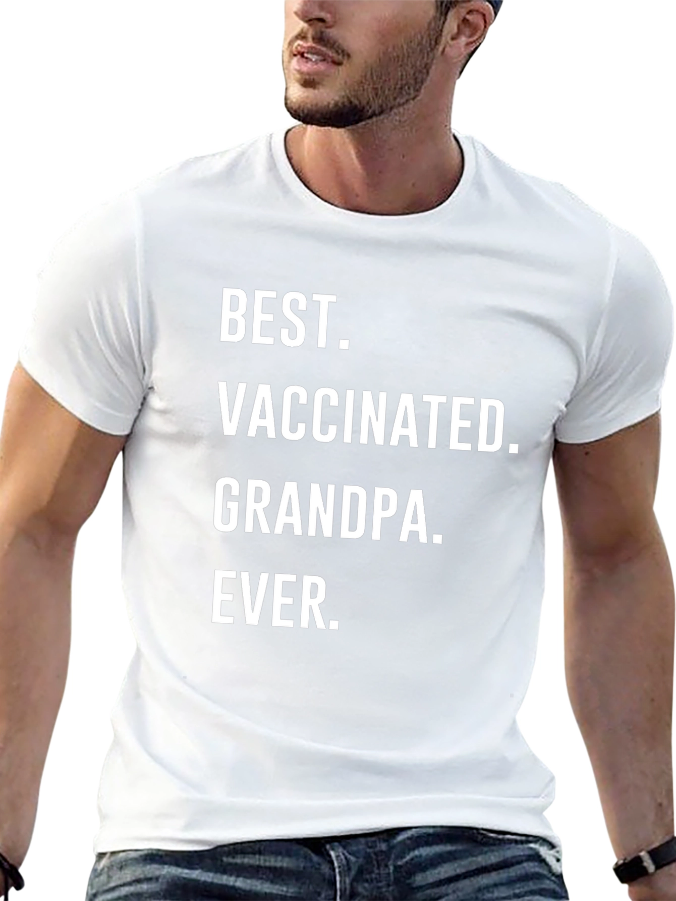 Best Vaccinated Grandpa Ever T-Shirt