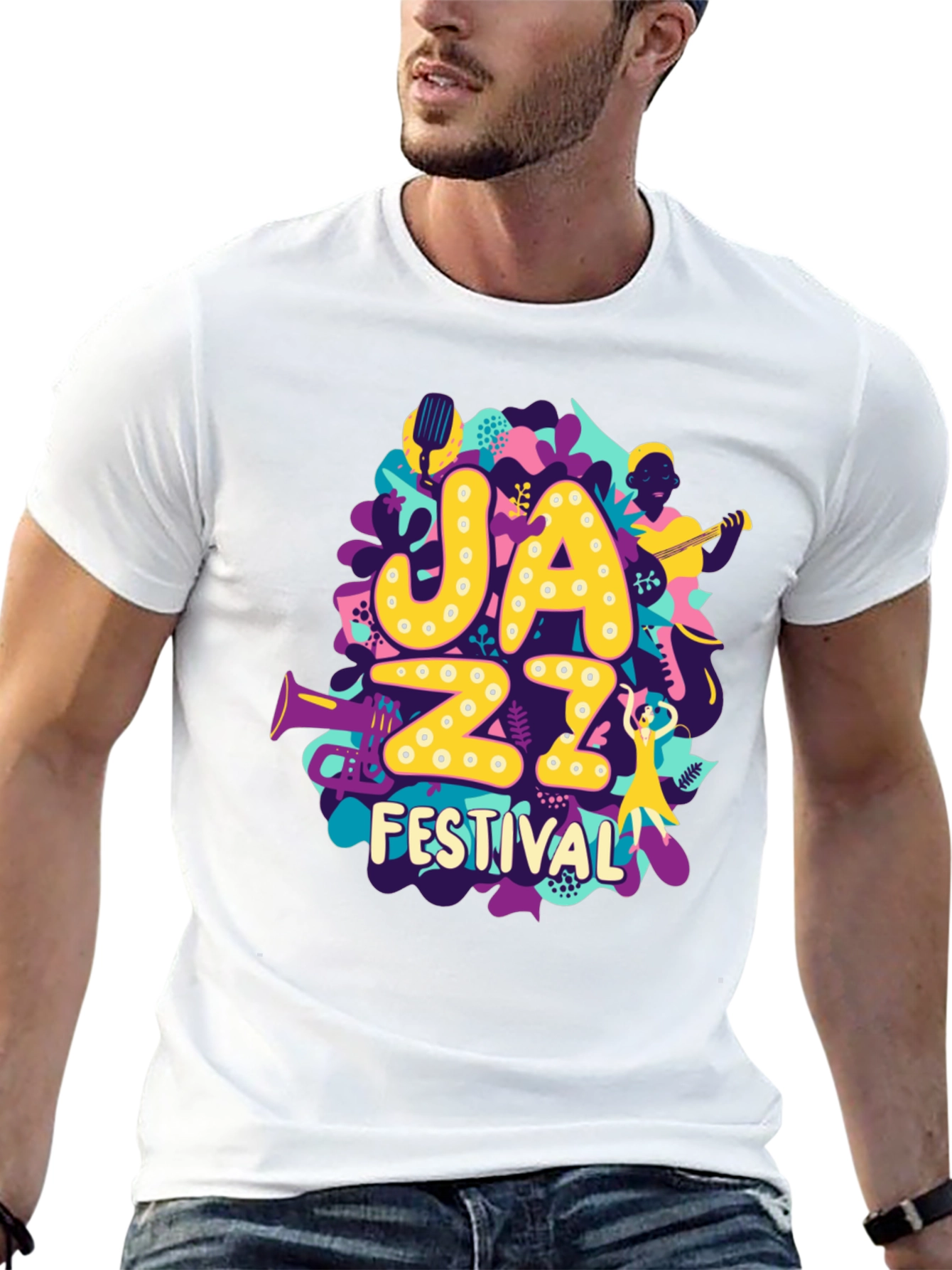 Jazz Festival Graphic T-Shirt