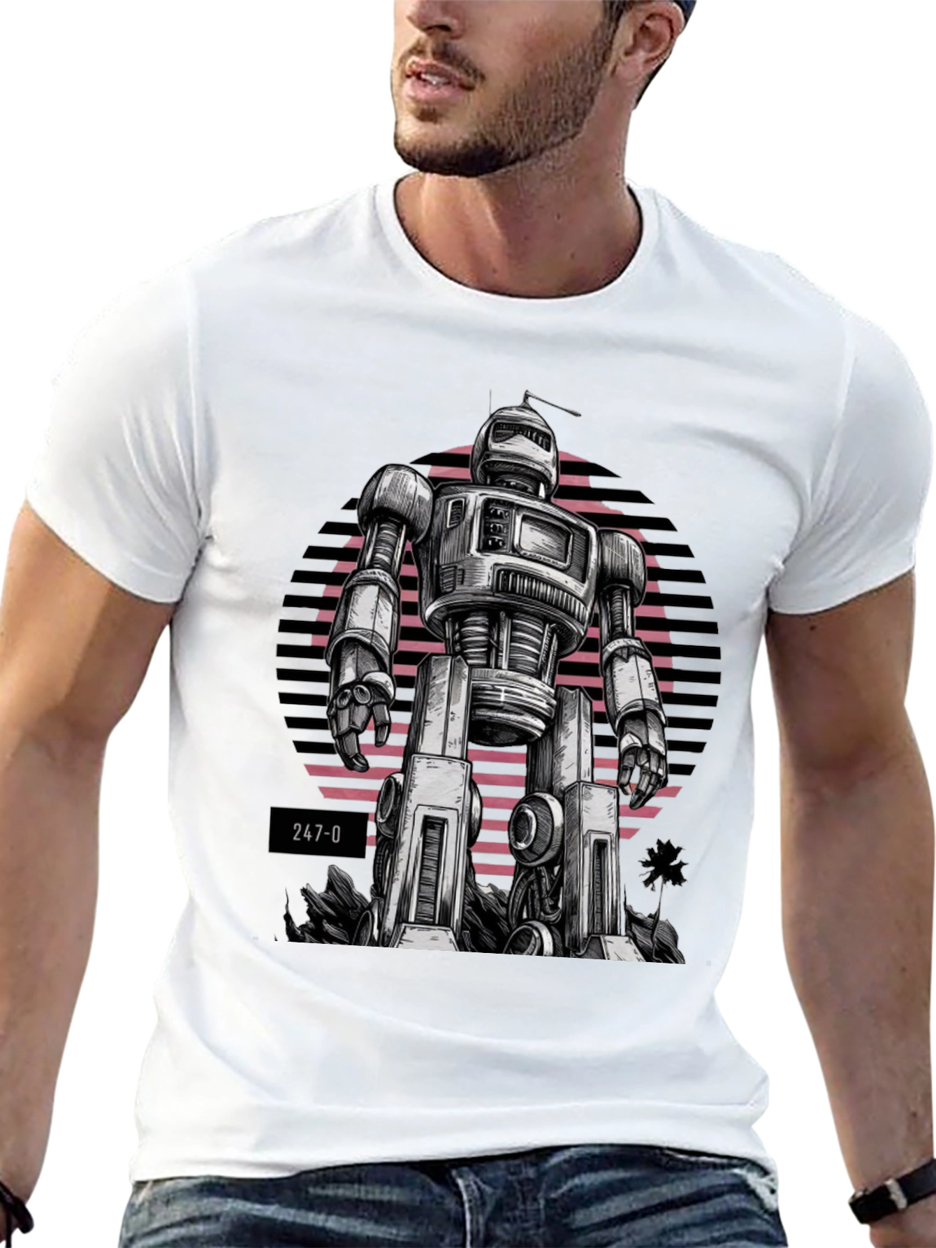 Retro Robot Graphic Tee