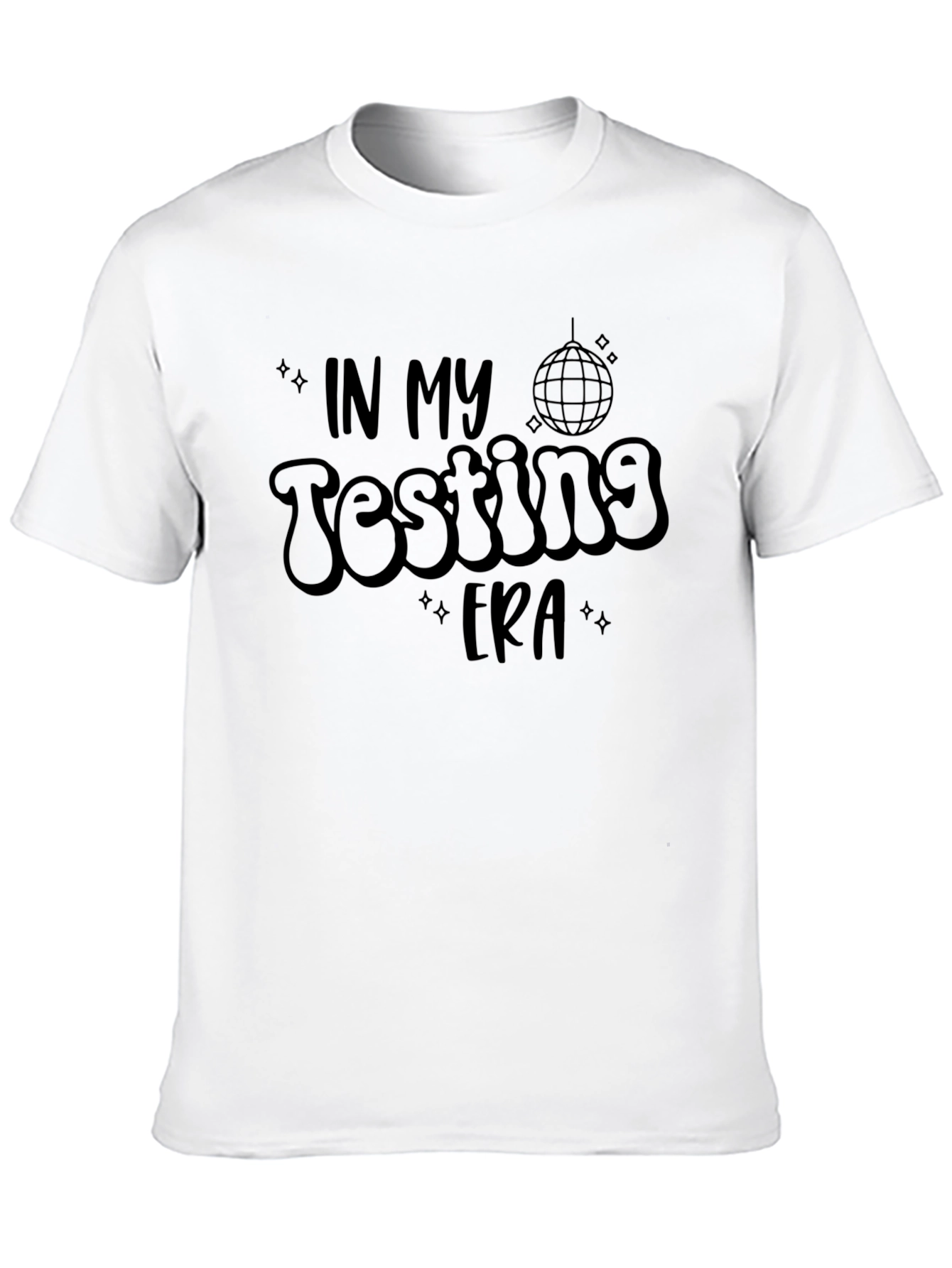In My Testing Era Graphic Tee - Black