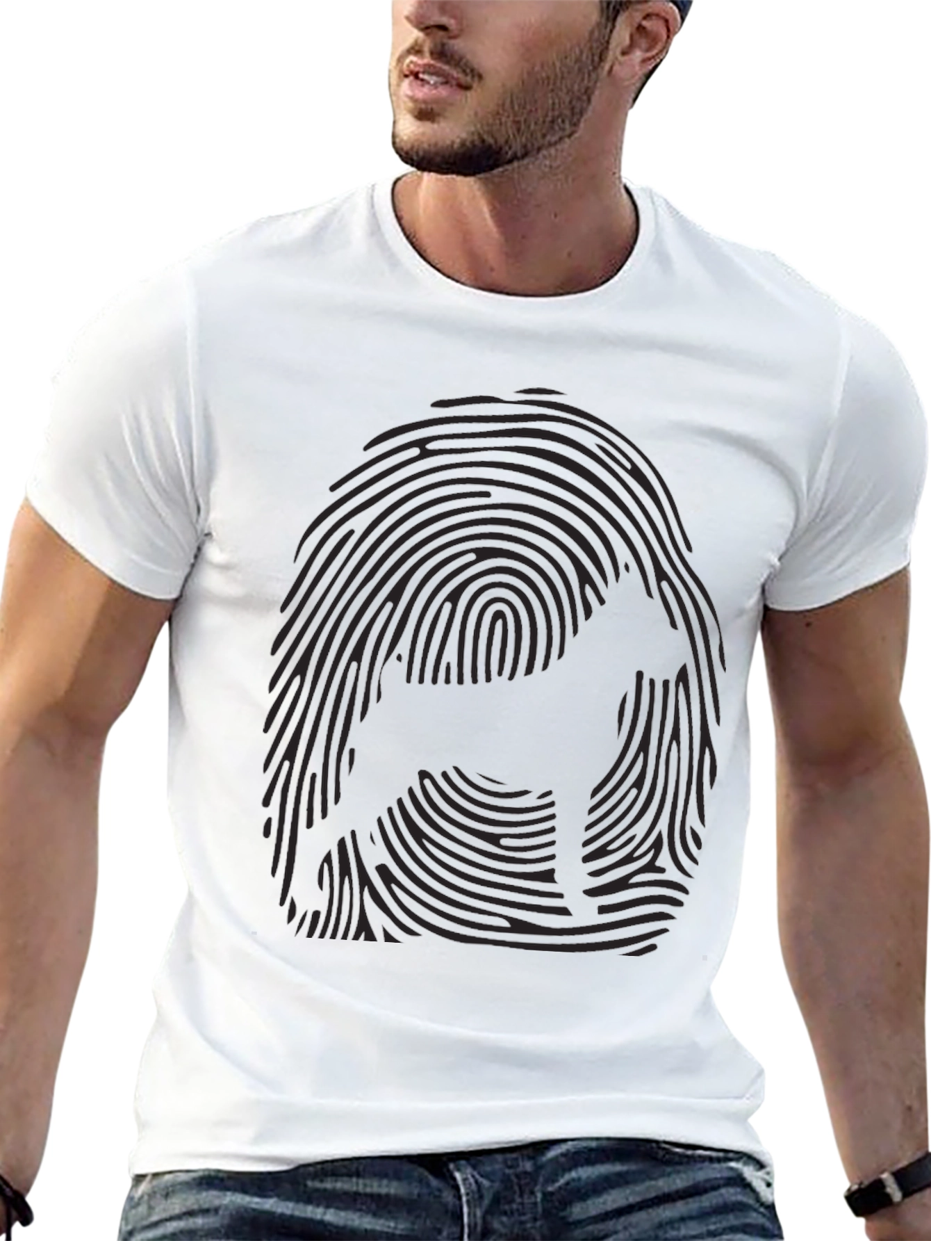 Sasquatch Fingerprint T-Shirt - Cryptozoology Graphic Tee