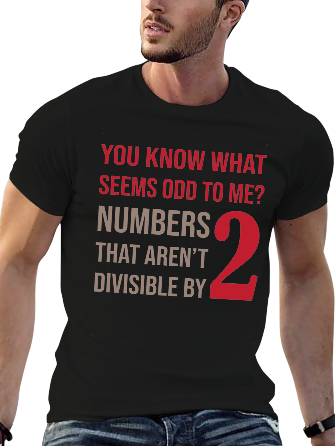 Funny Math Humor T-Shirt - Odd Numbers Joke