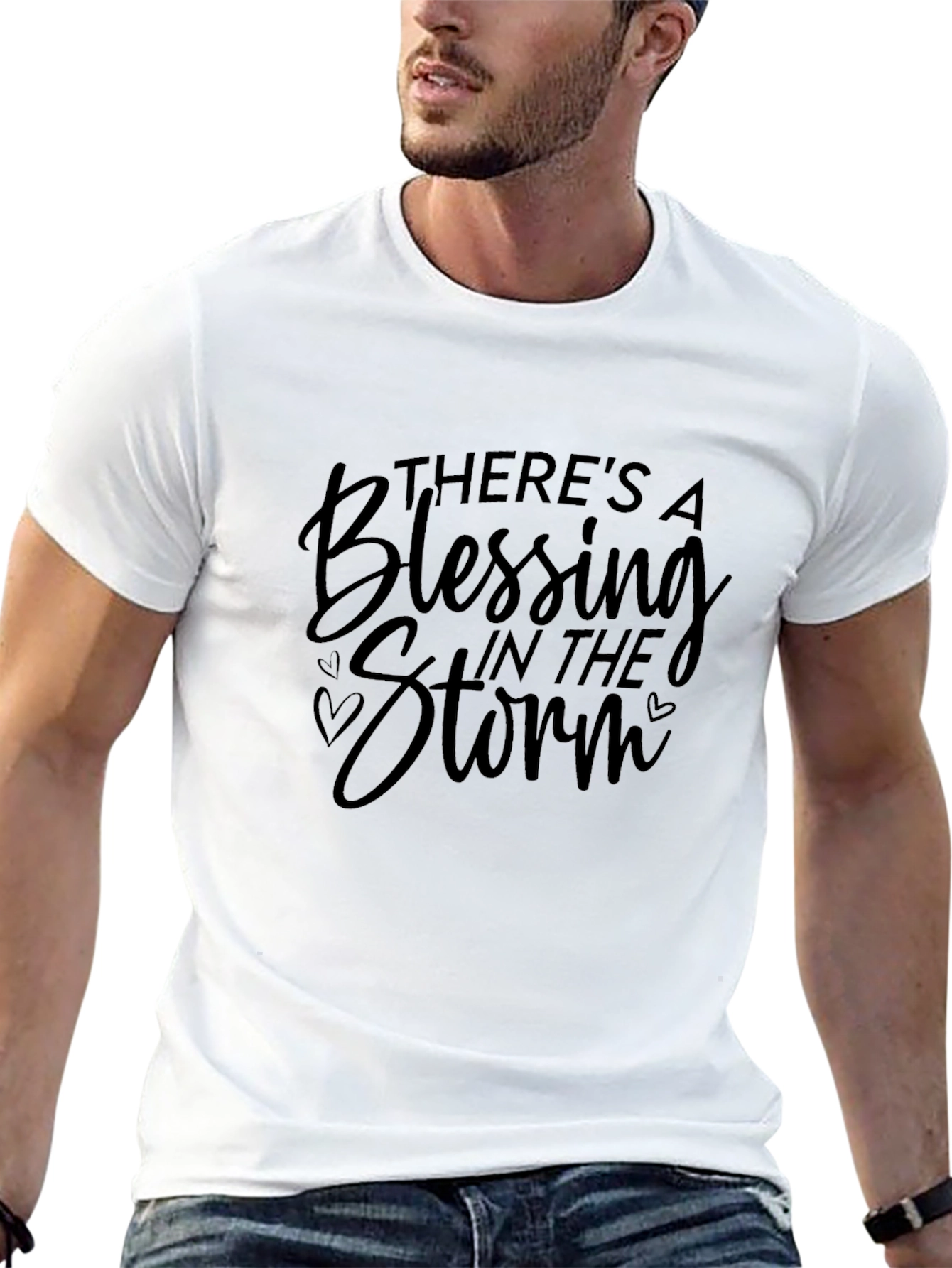 Blessing In The Storm Black T-Shirt