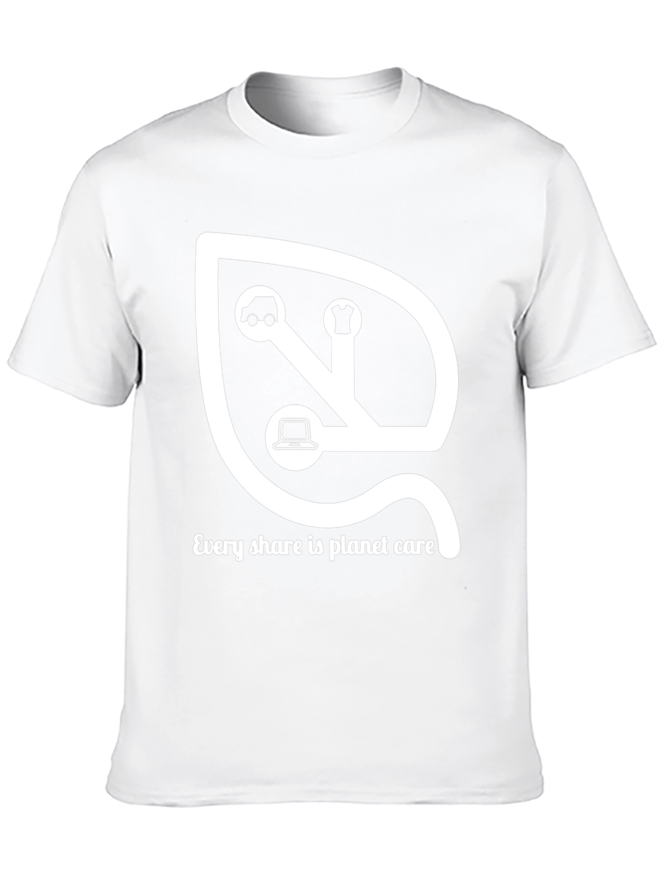 Eco-Friendly Sharing T-Shirt - Planet Care Design