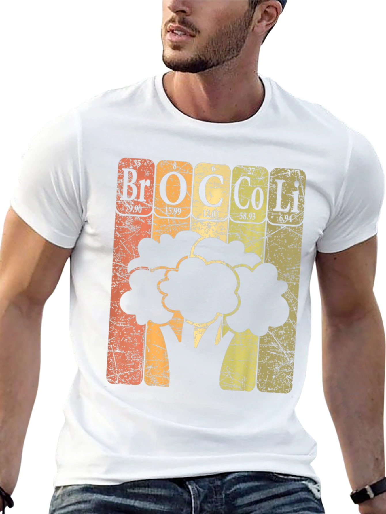 Periodic Table Broccoli T-Shirt
