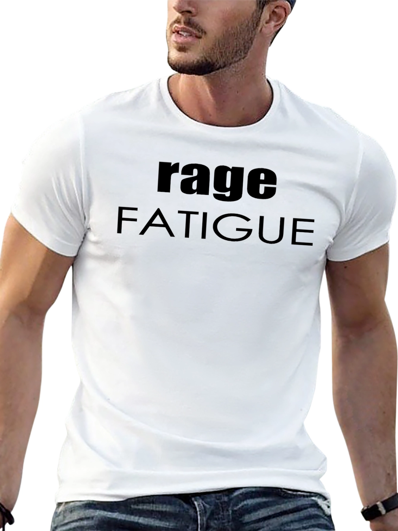 Rage Fatigue Graphic Tee - Premium Comfort Fit