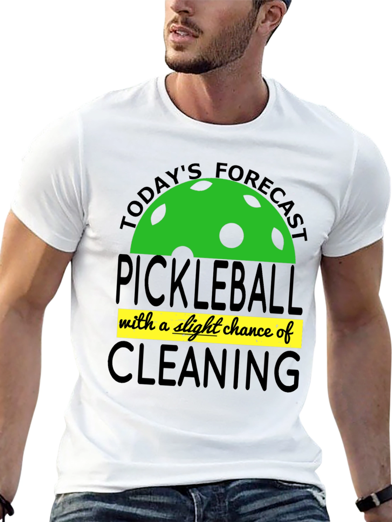Funny Pickleball Forecast T-Shirt