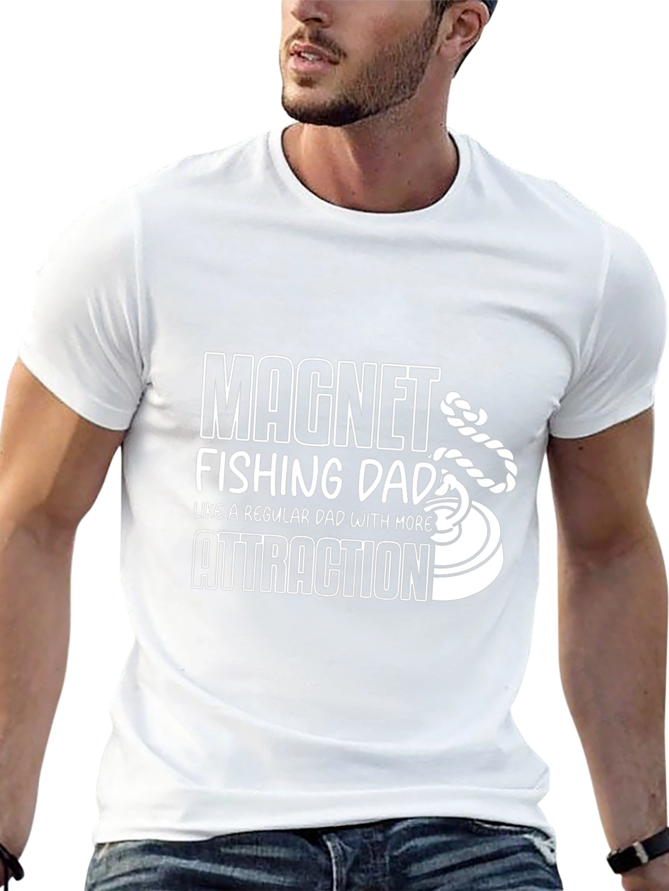 Magnet Fishing Dad T-Shirt - More Attraction