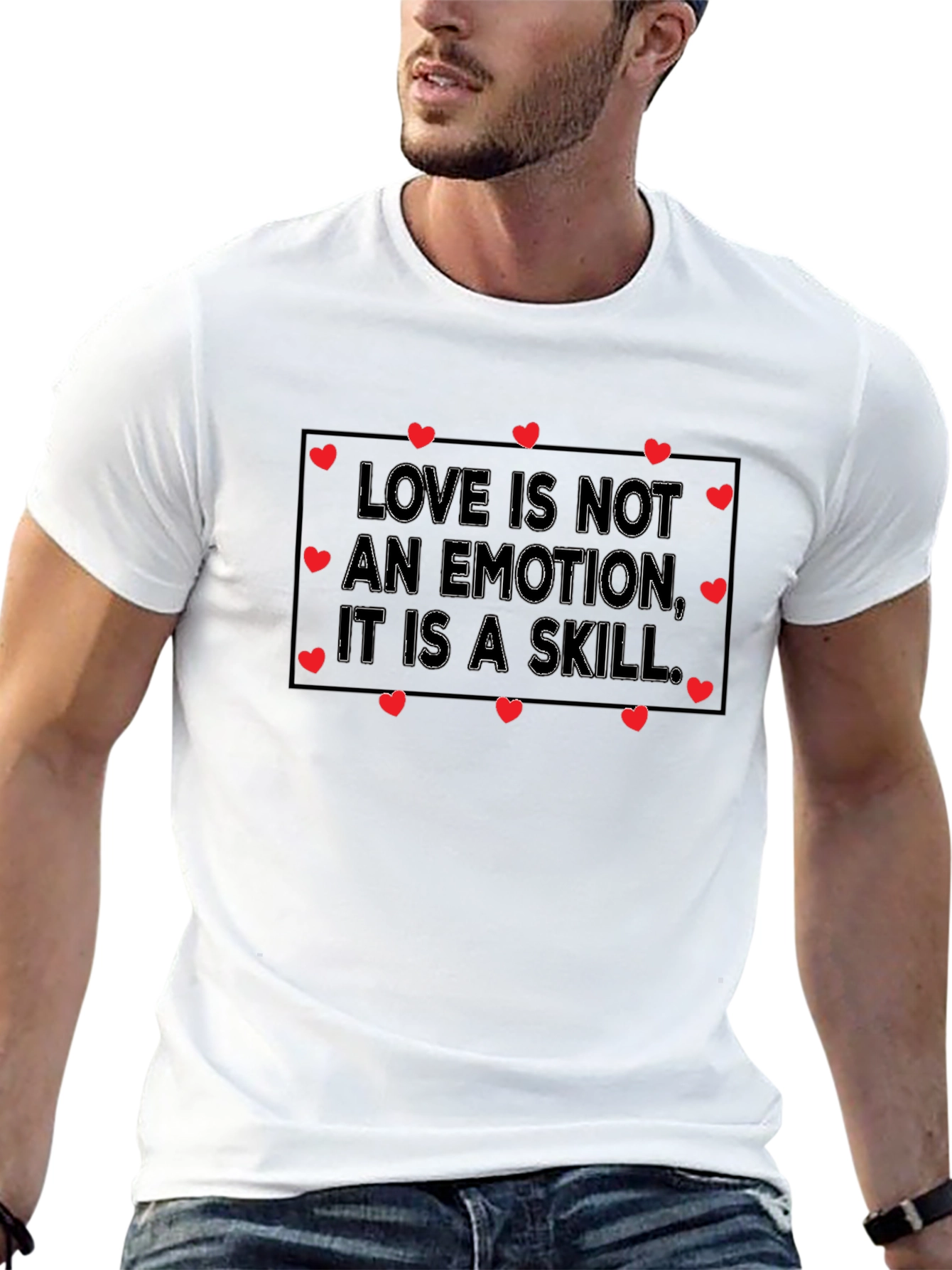 Love is a Skill Graphic Tee - Black