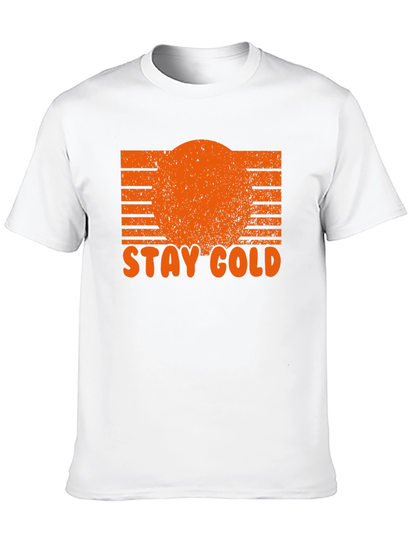 Stay Gold Graphic Tee - Retro Sunset T-Shirt