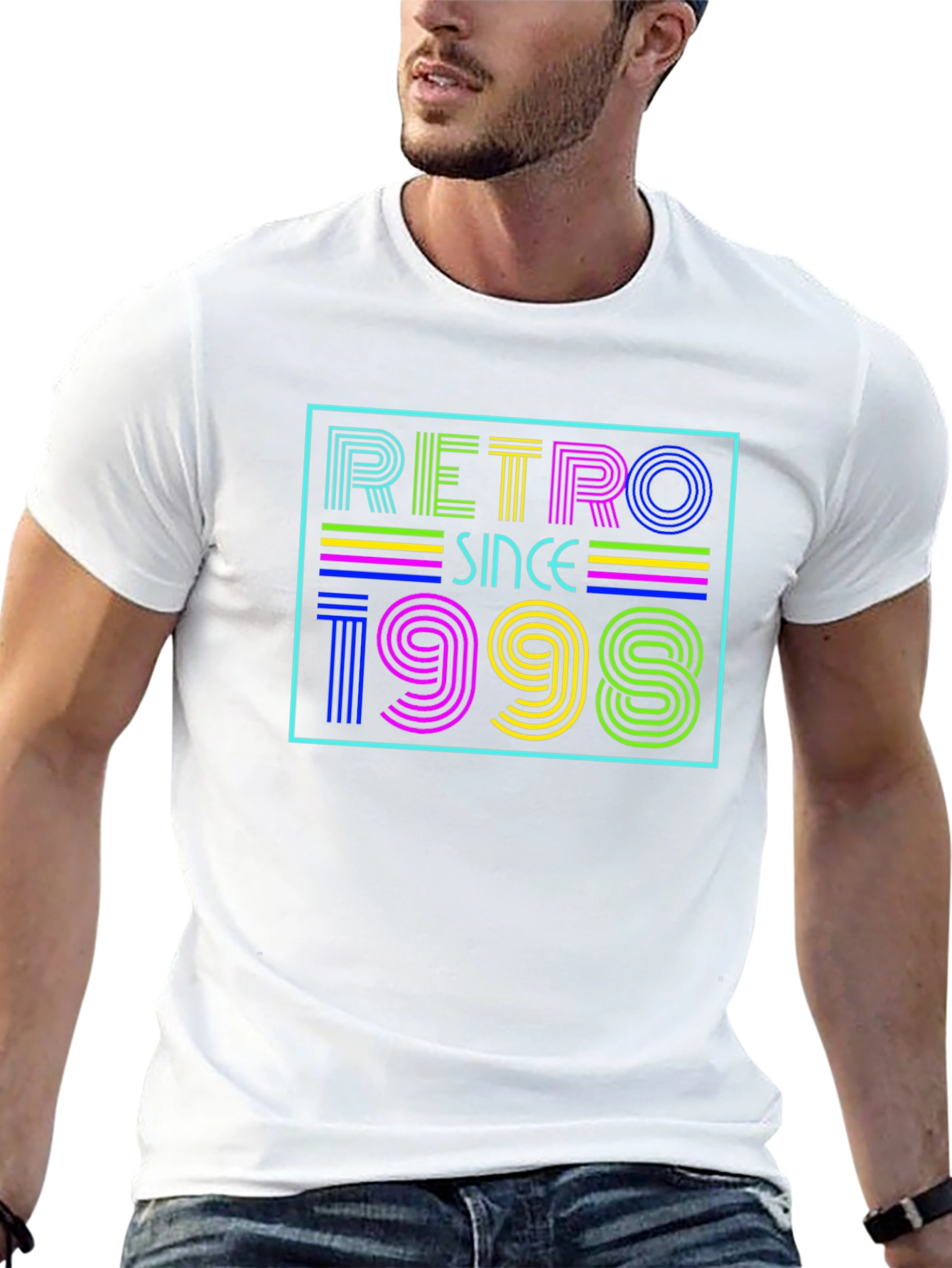 Retro Since 1998 Graphic Tee - Black