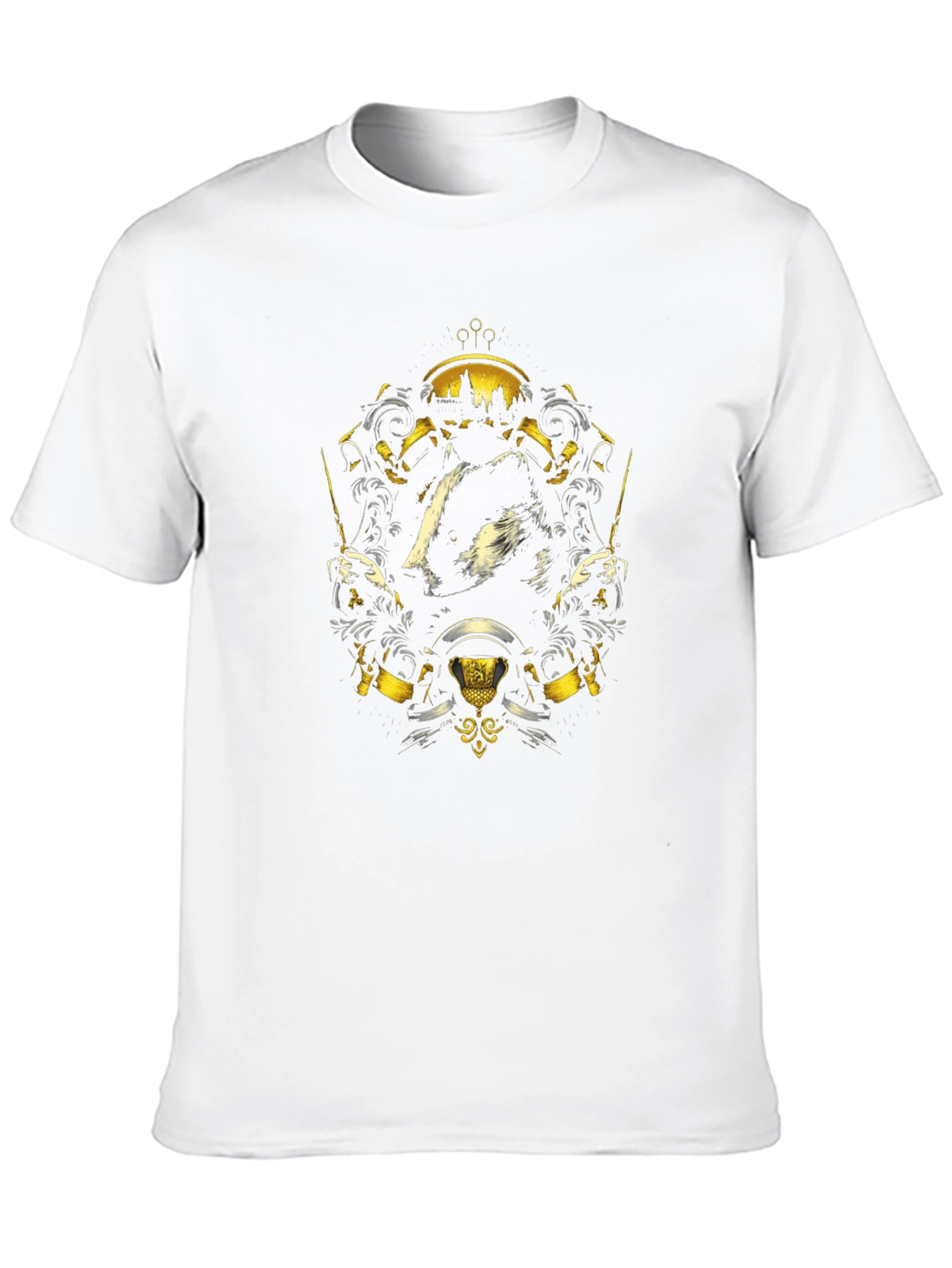 Hufflepuff Badger Crest T-Shirt - Hogwarts House Pride