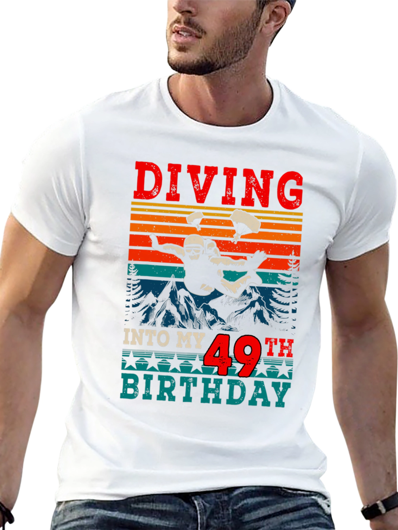 Diving Into My 49th Birthday T-Shirt