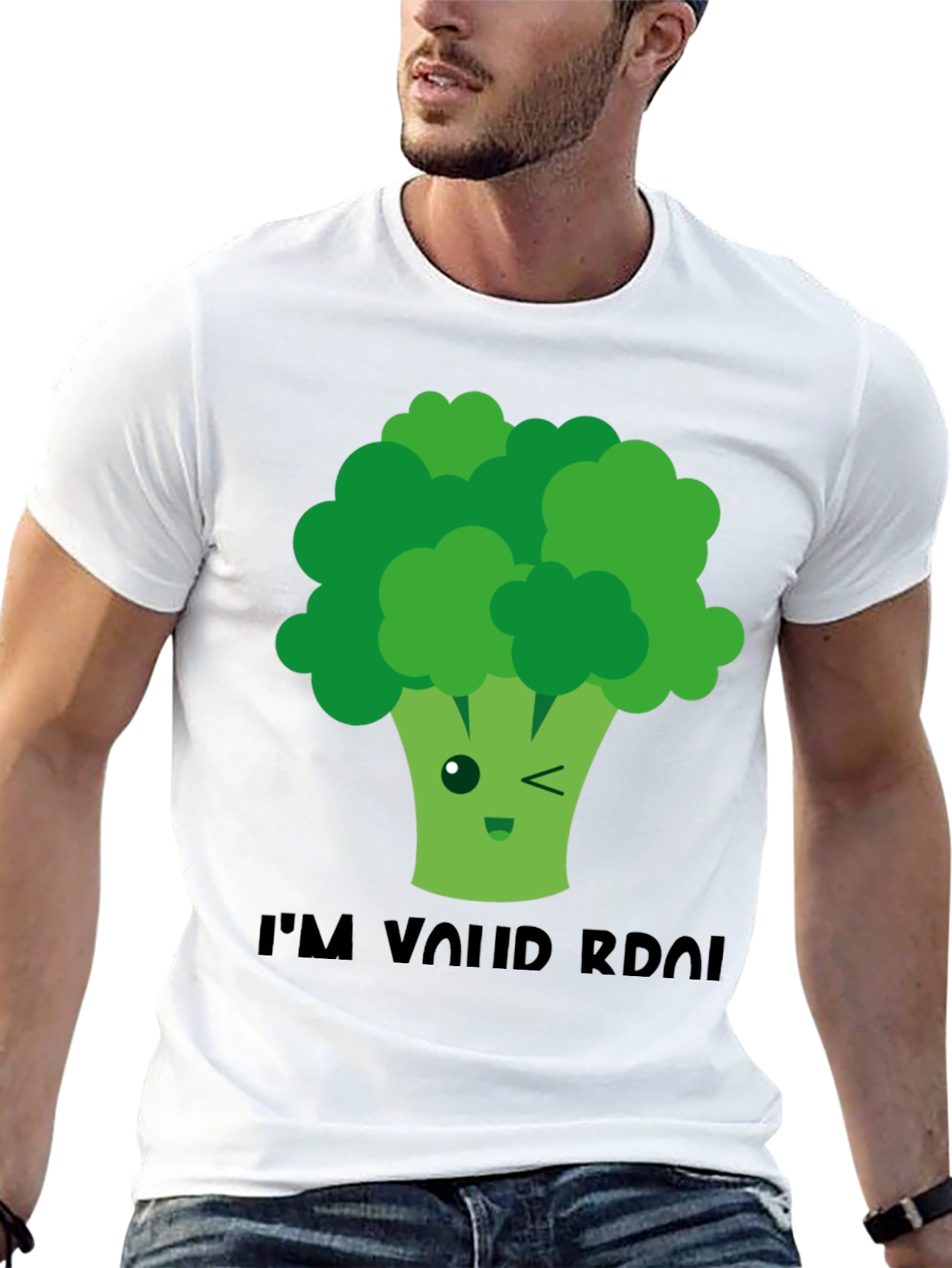 Funny Broccoli T-Shirt - Im Valid RDO!