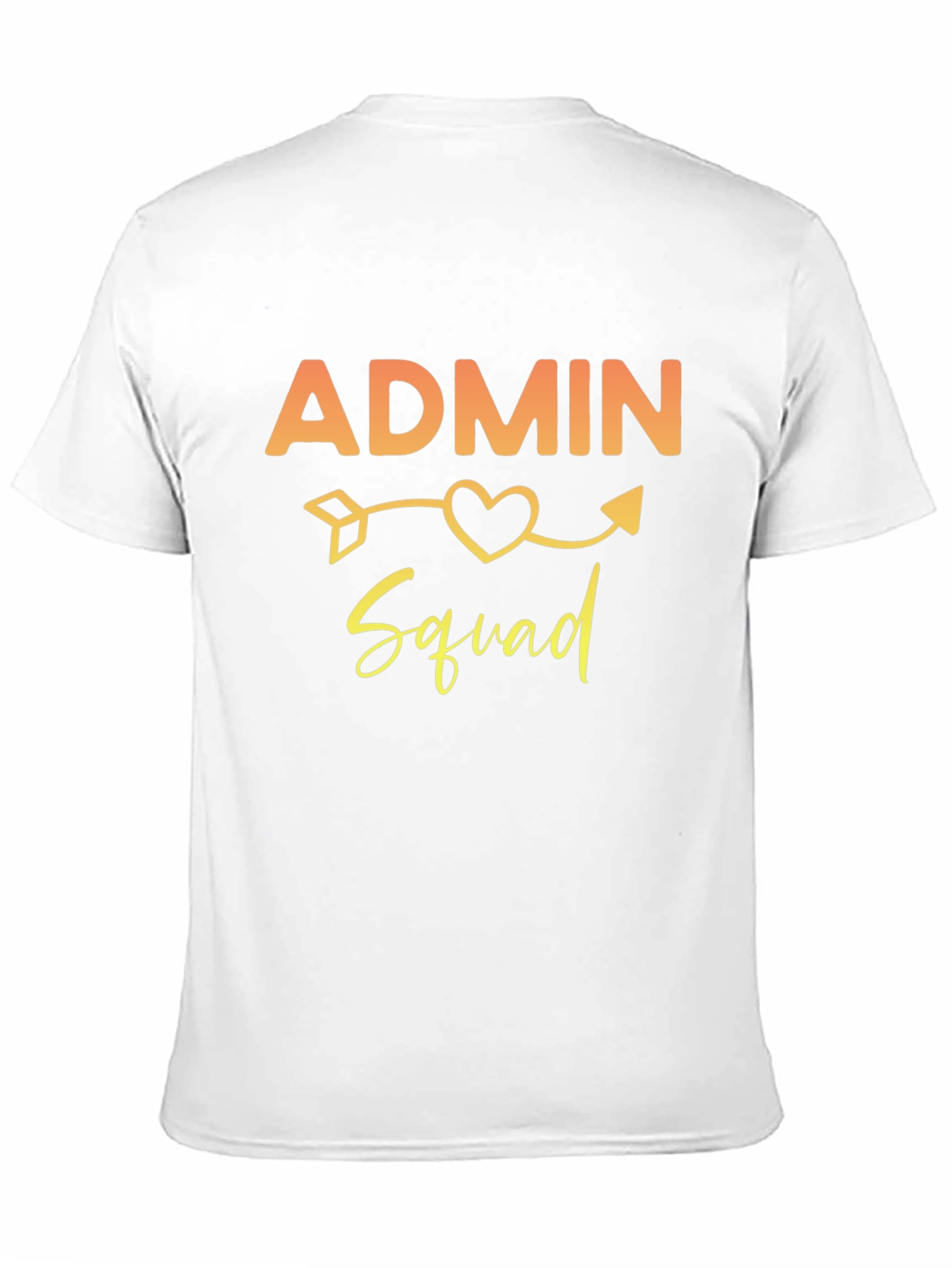 Admin Squad Tee - Heart Arrow Graphic T-Shirt