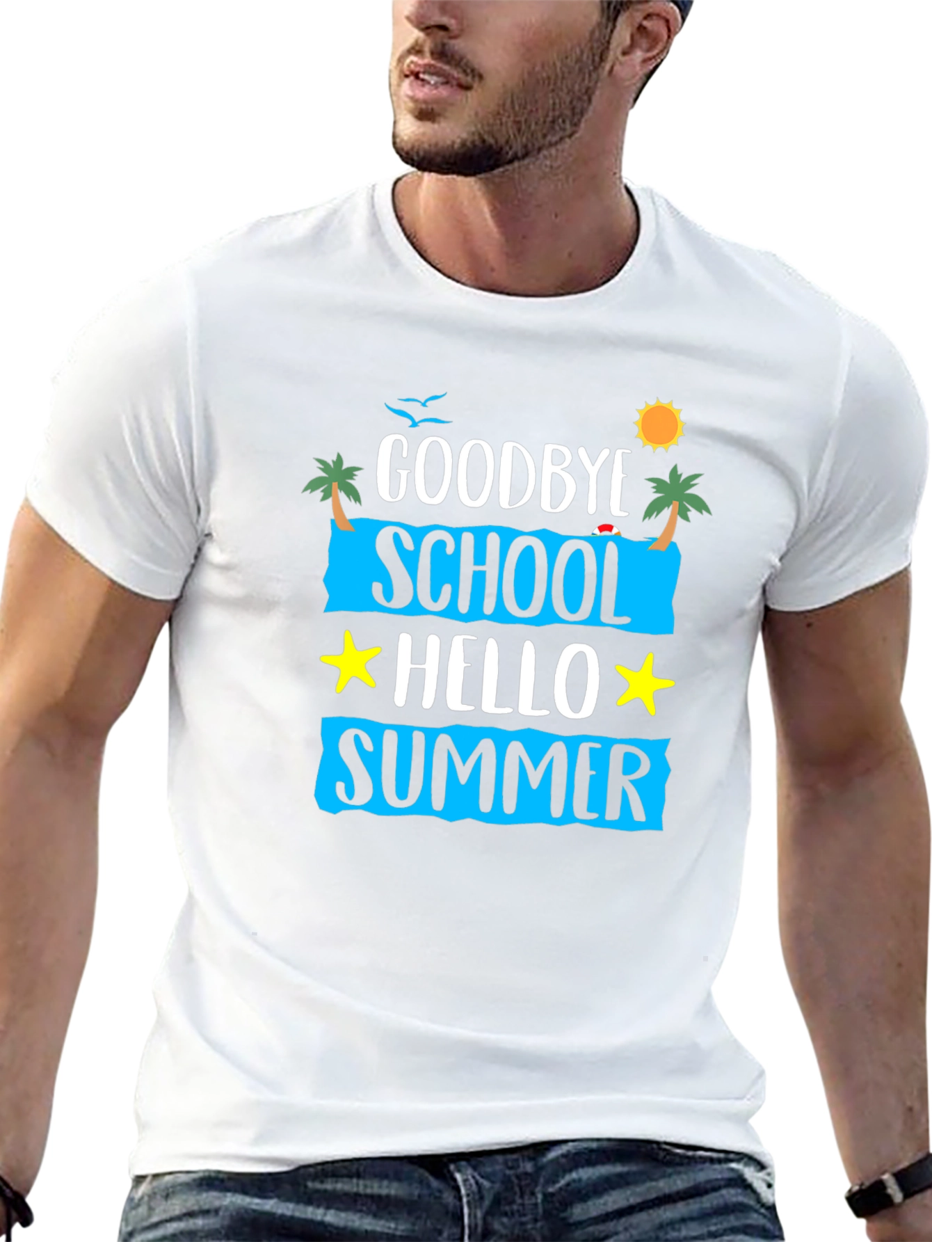 Goodbye School Hello Summer Graphic Tee