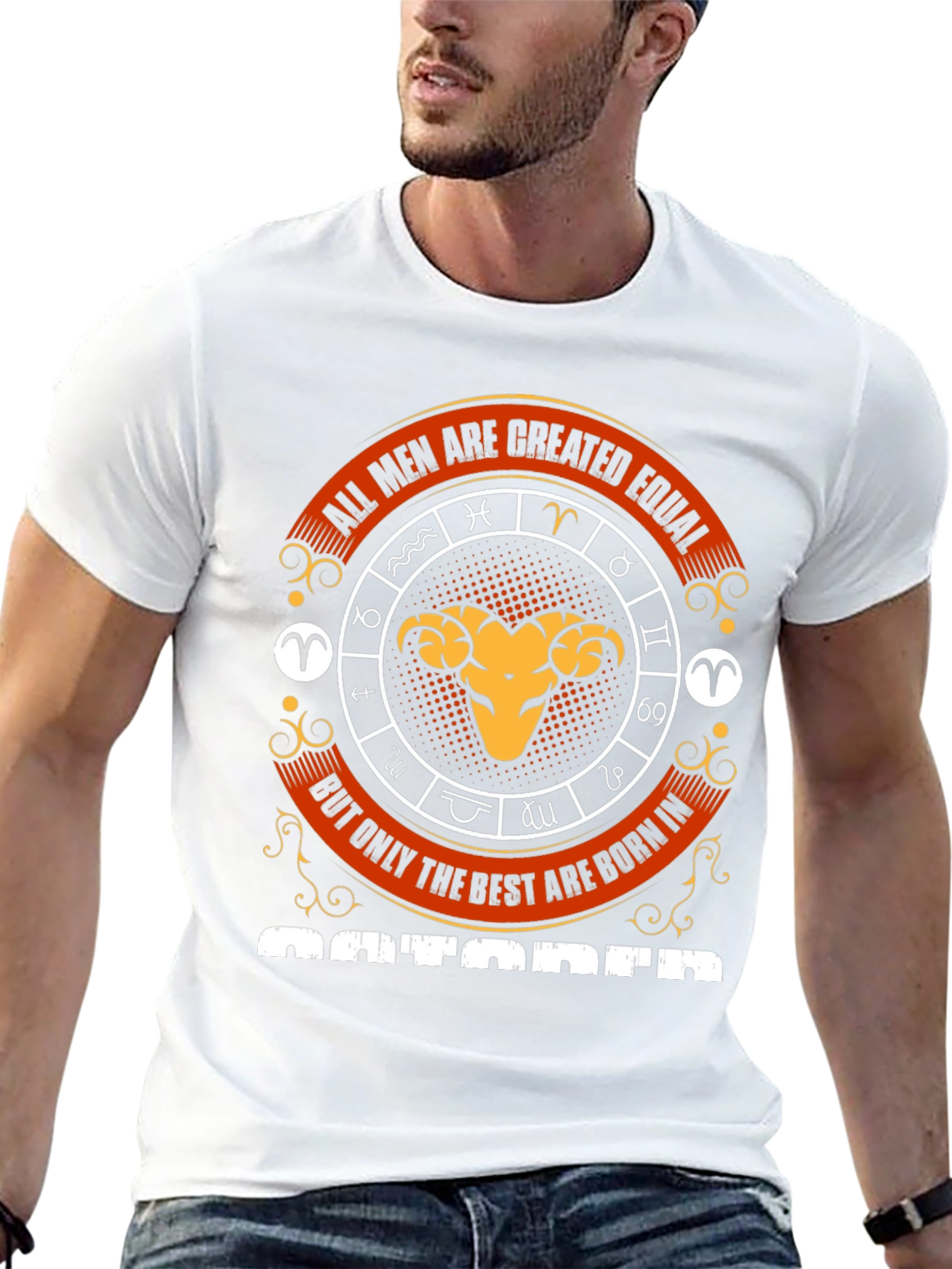 Mens Zodiac Aries Graphic Tee - Limited Edition