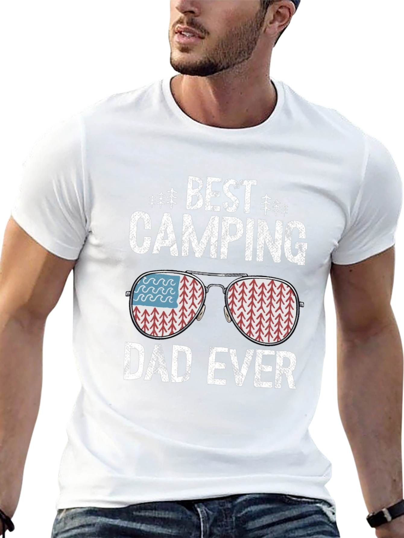 Best Camping Dad Ever T-Shirt