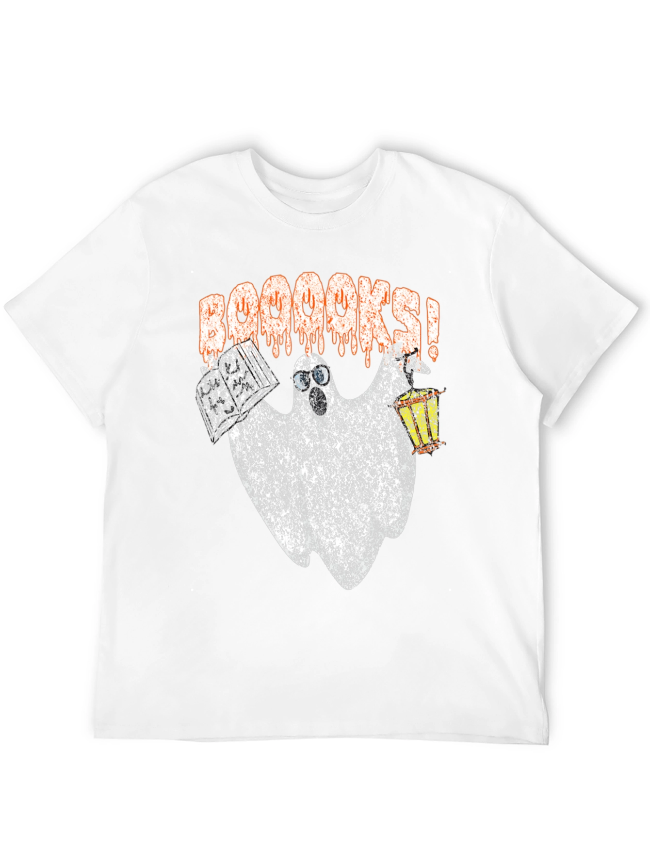 Booooks! Ghost Graphic Halloween T-Shirt