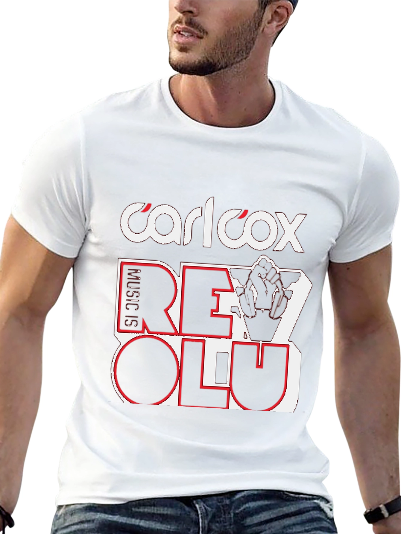 Carl Cox Music is Revolution Black T-Shirt