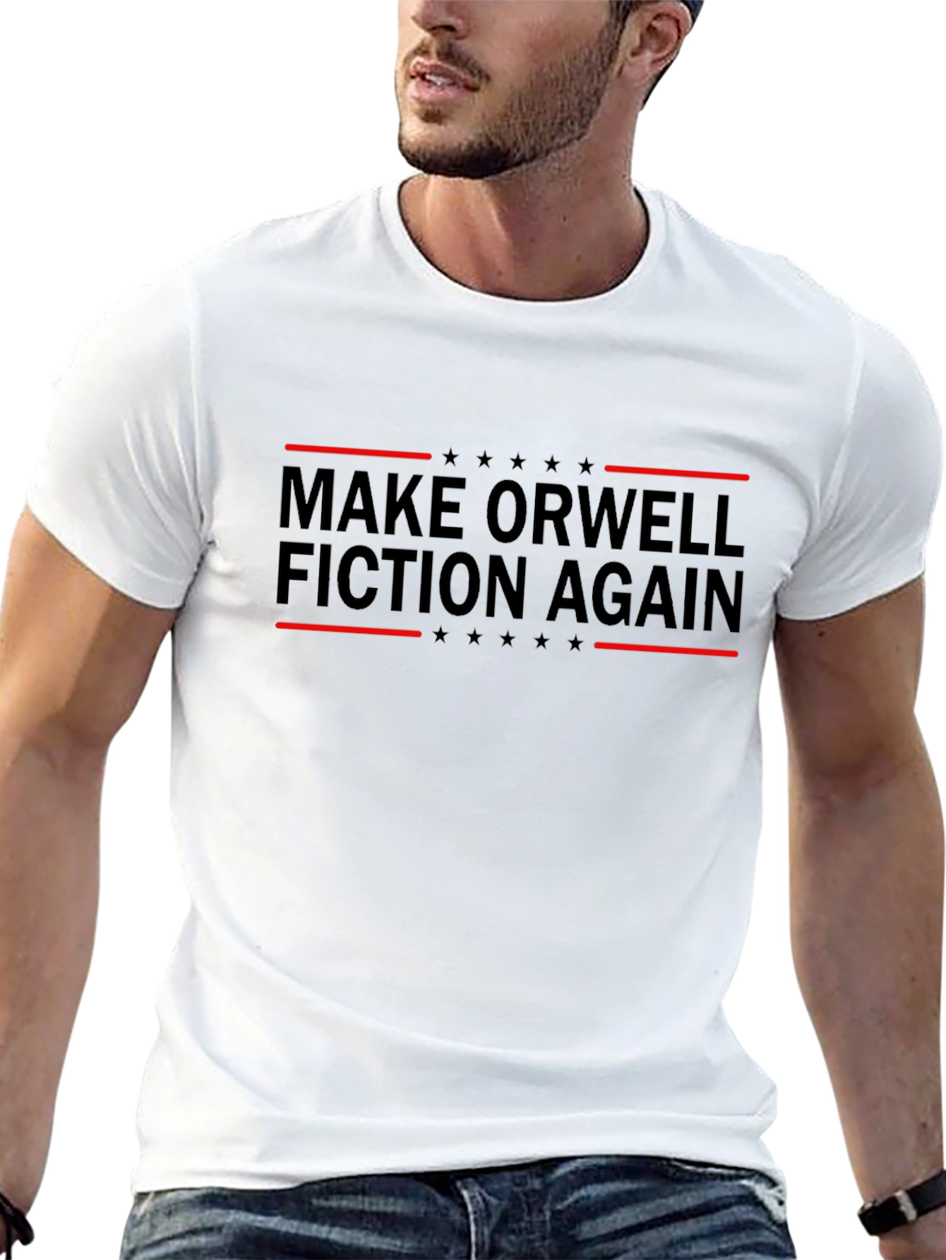Make Orwell Fiction Again Political T-Shirt