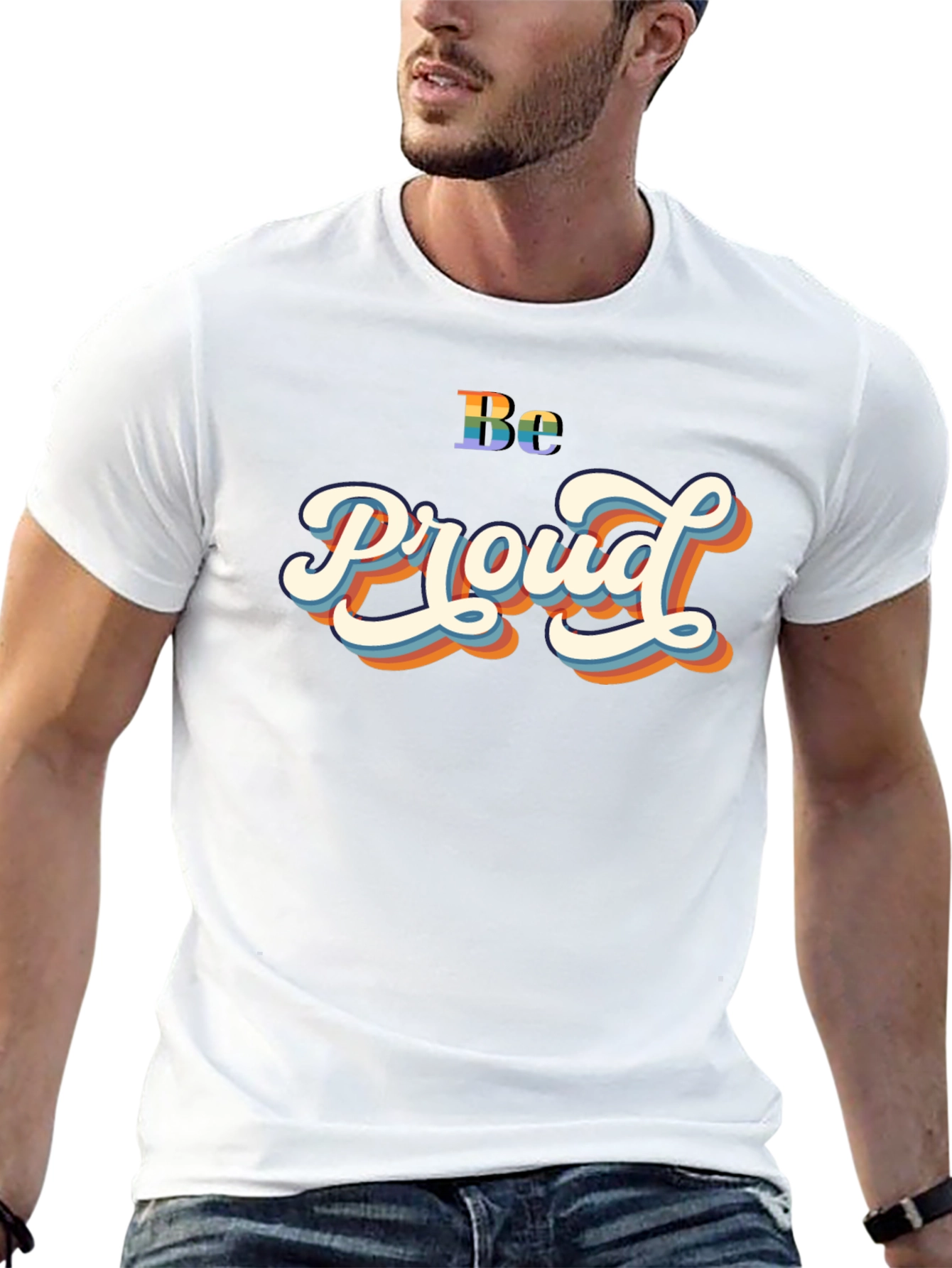 Be Proud Graphic Tee - LGBTQ+ Pride Shirt