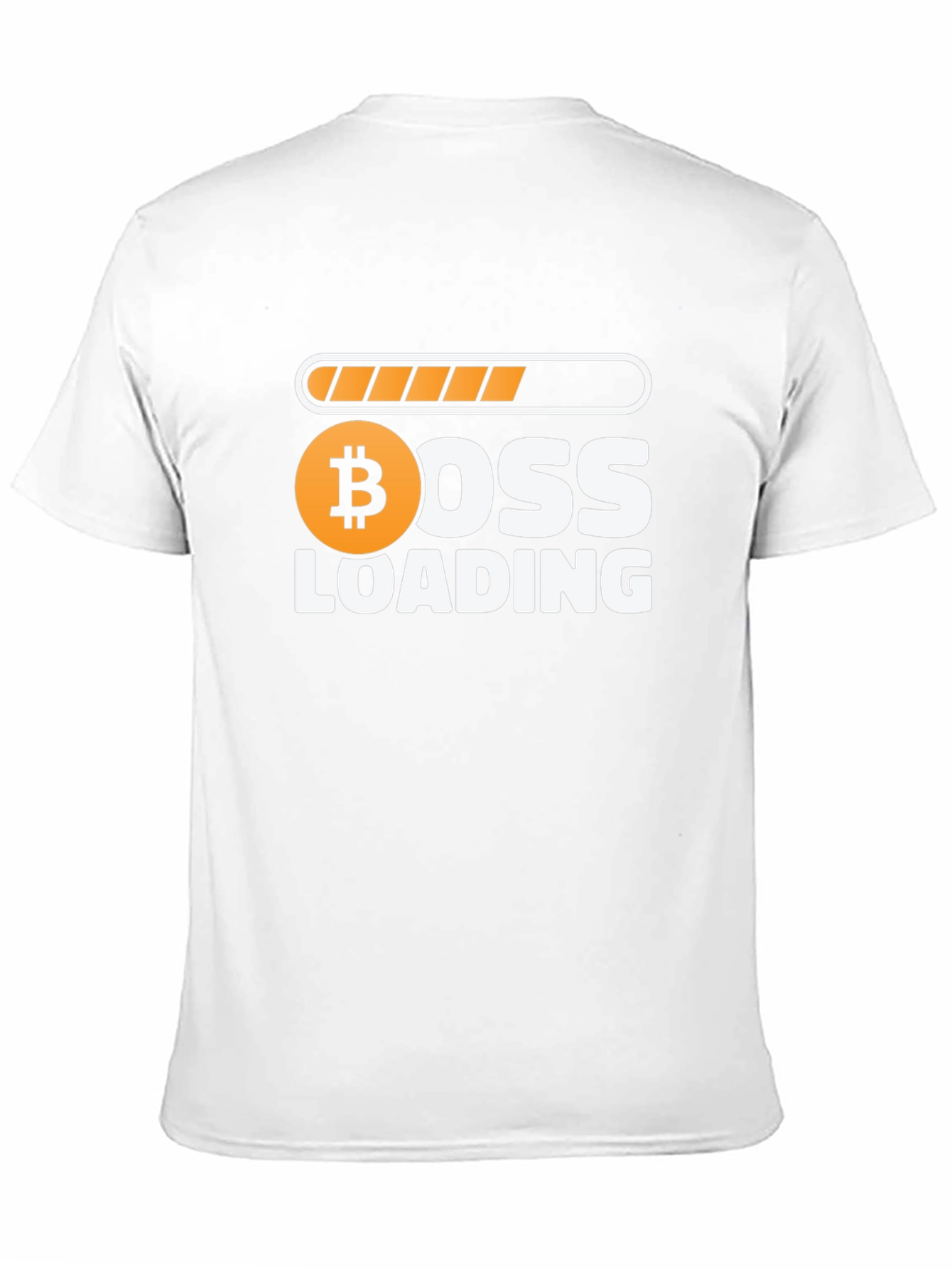 Boss Loading Bitcoin Crypto Black T-Shirt