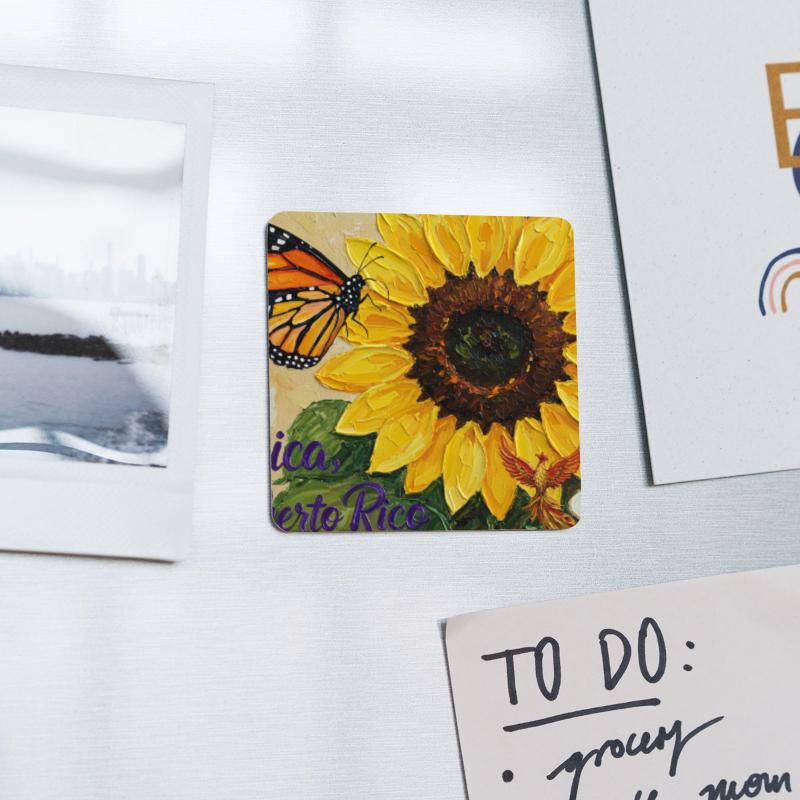 An oil painting in the style of Monarch Butterfly