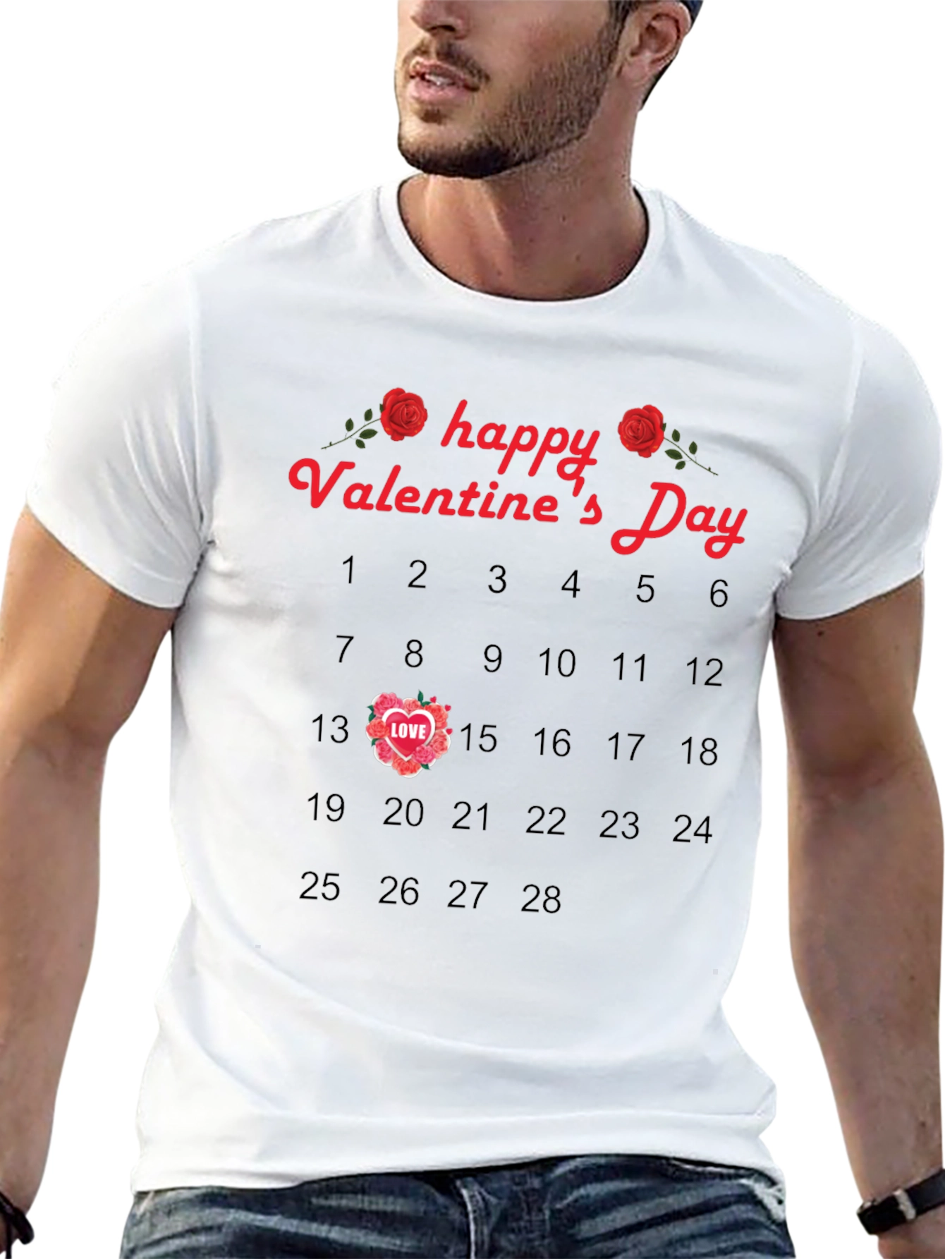 Valentines Day Calendar T-Shirt