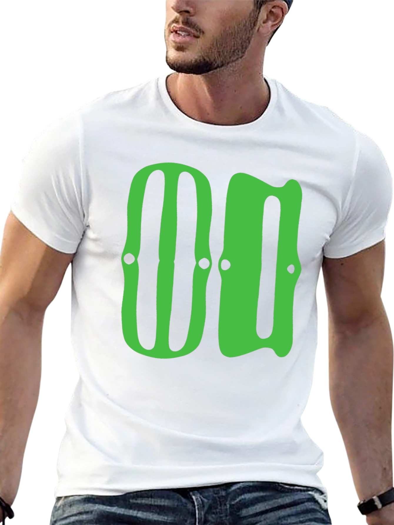 Green 00 Graphic T-Shirt
