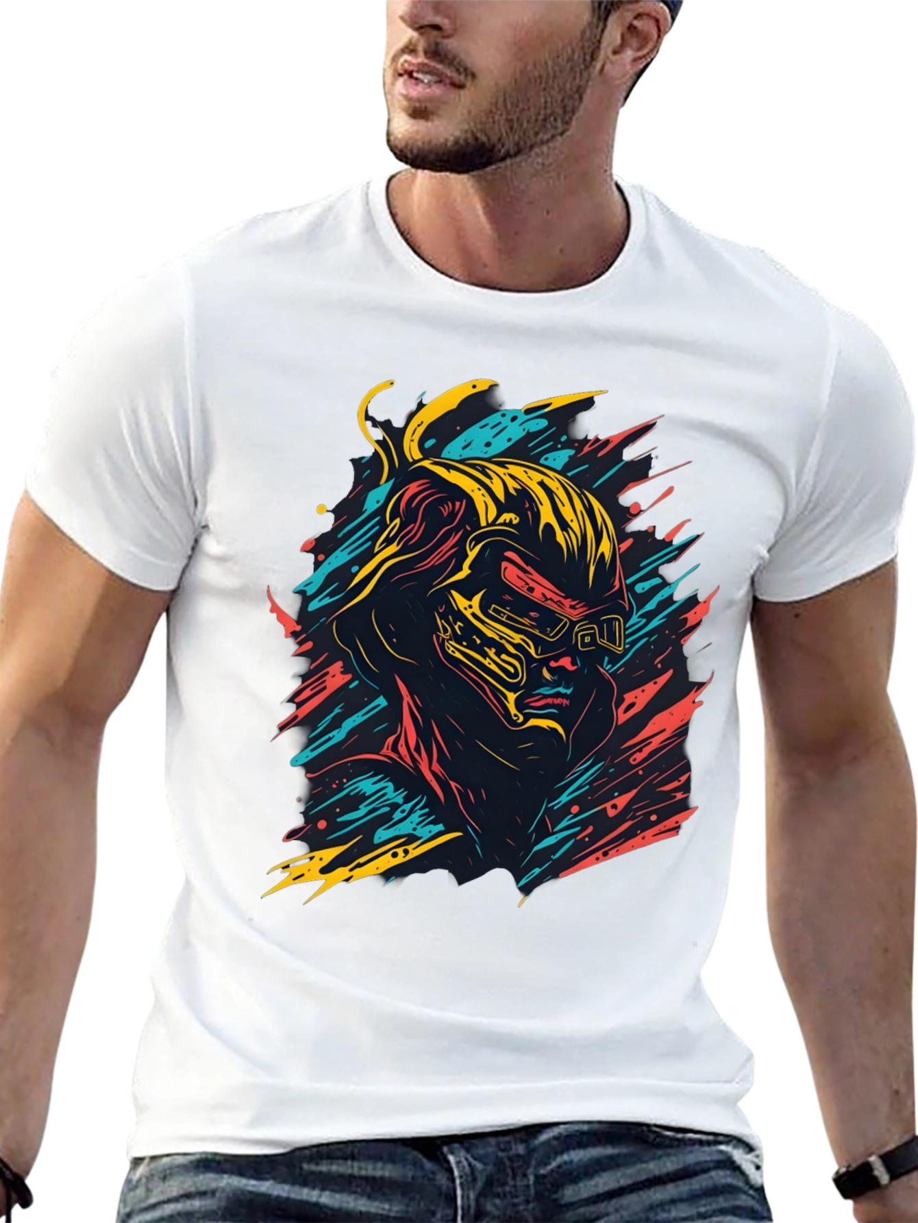 Cyberpunk Graphic Tee - Cool Retro Gamer Style Shirt