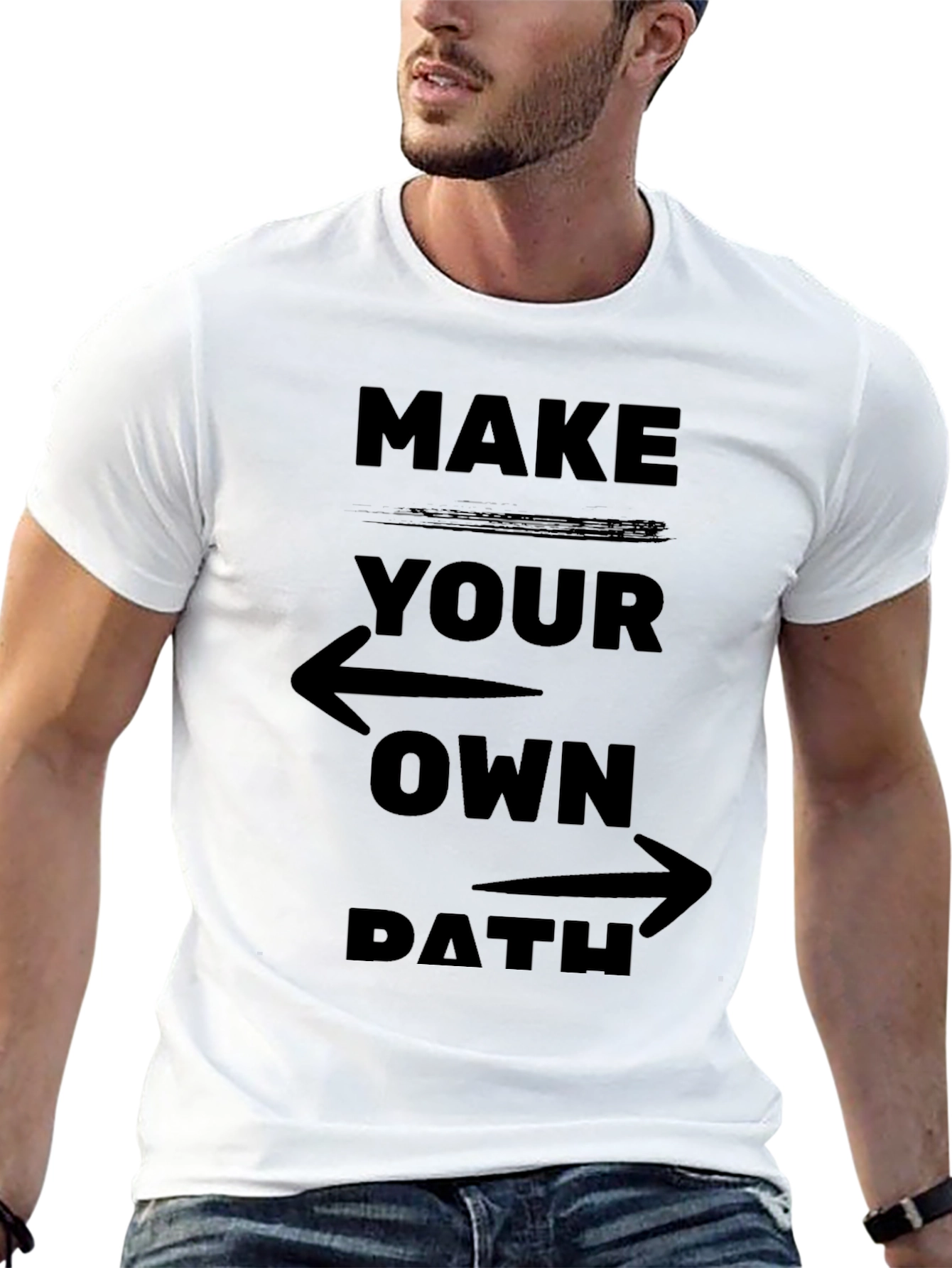 Make Your Own Path Graphic Tee - Motivational Design