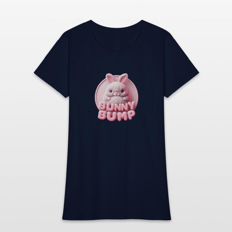 Bunny Bump Baby Announcement Design