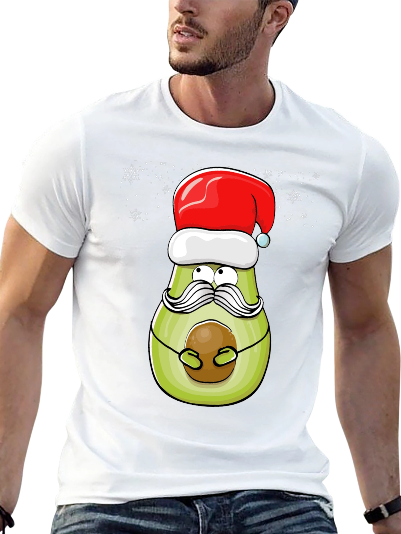 Festive Avocado Christmas T-Shirt